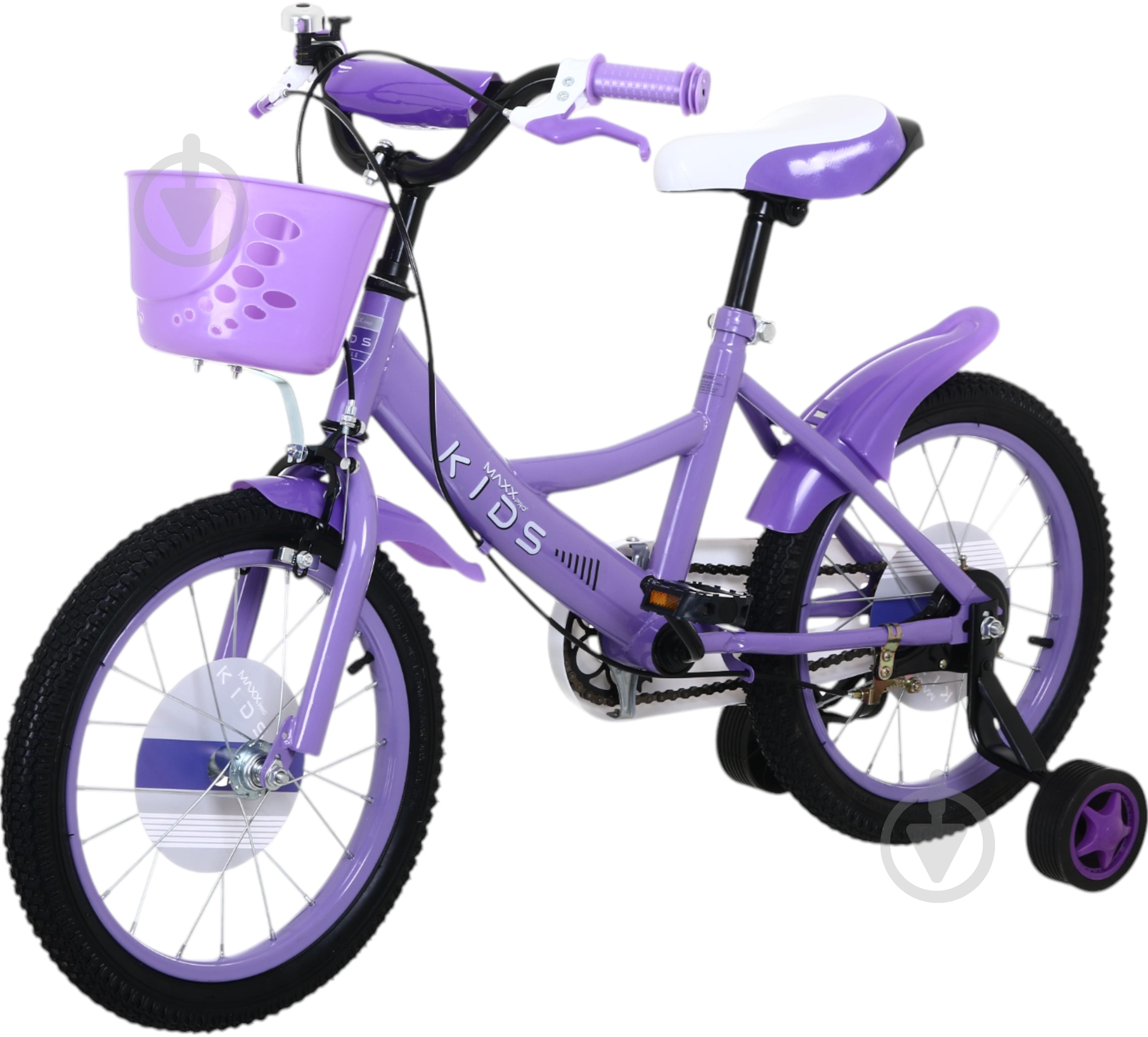 Велосипед дитячий MaxxPro kids 16` KQ-13 бузковий - фото 1