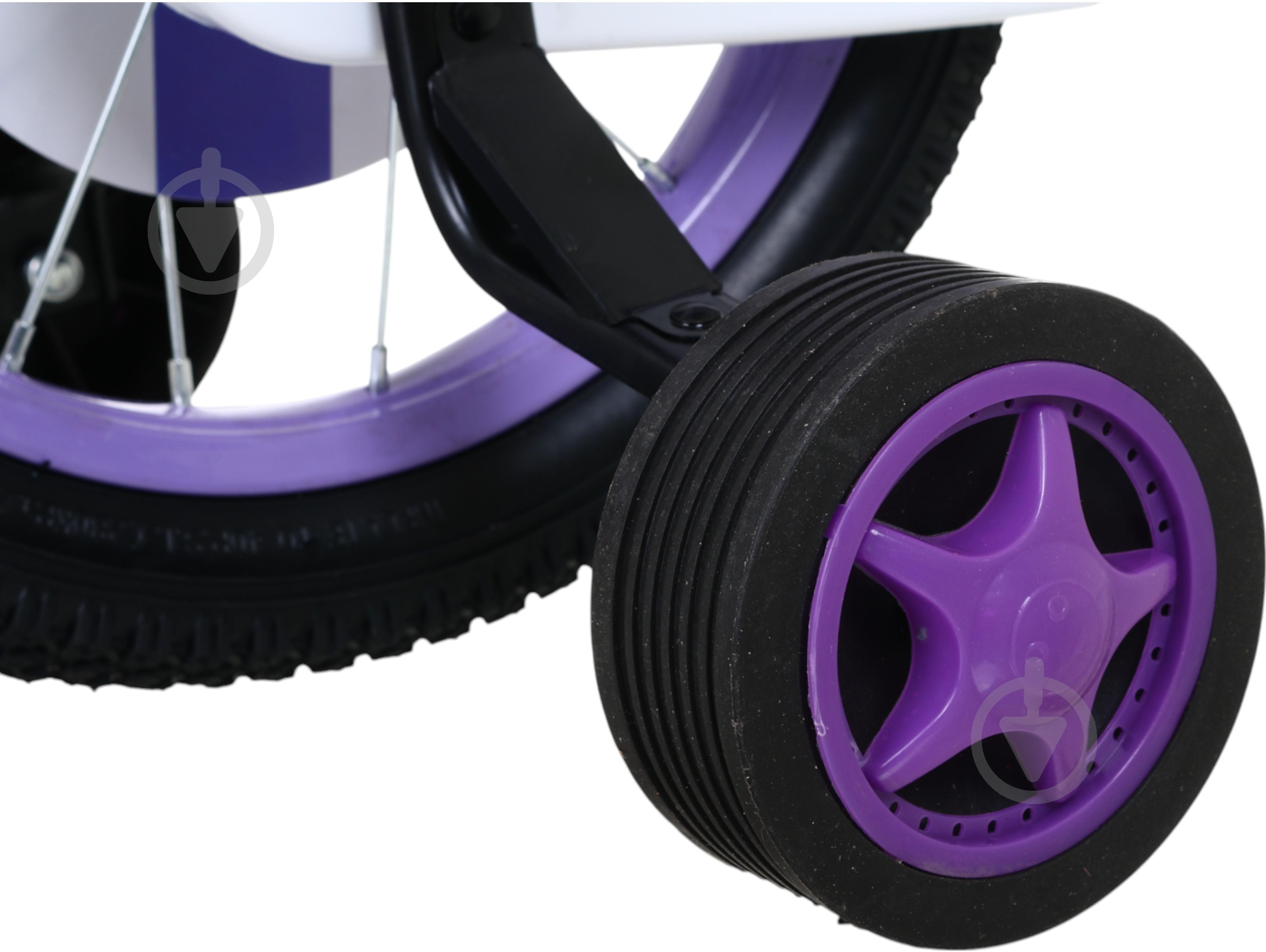 Велосипед дитячий MaxxPro kids 12` KQ-13 бузковий - фото 8