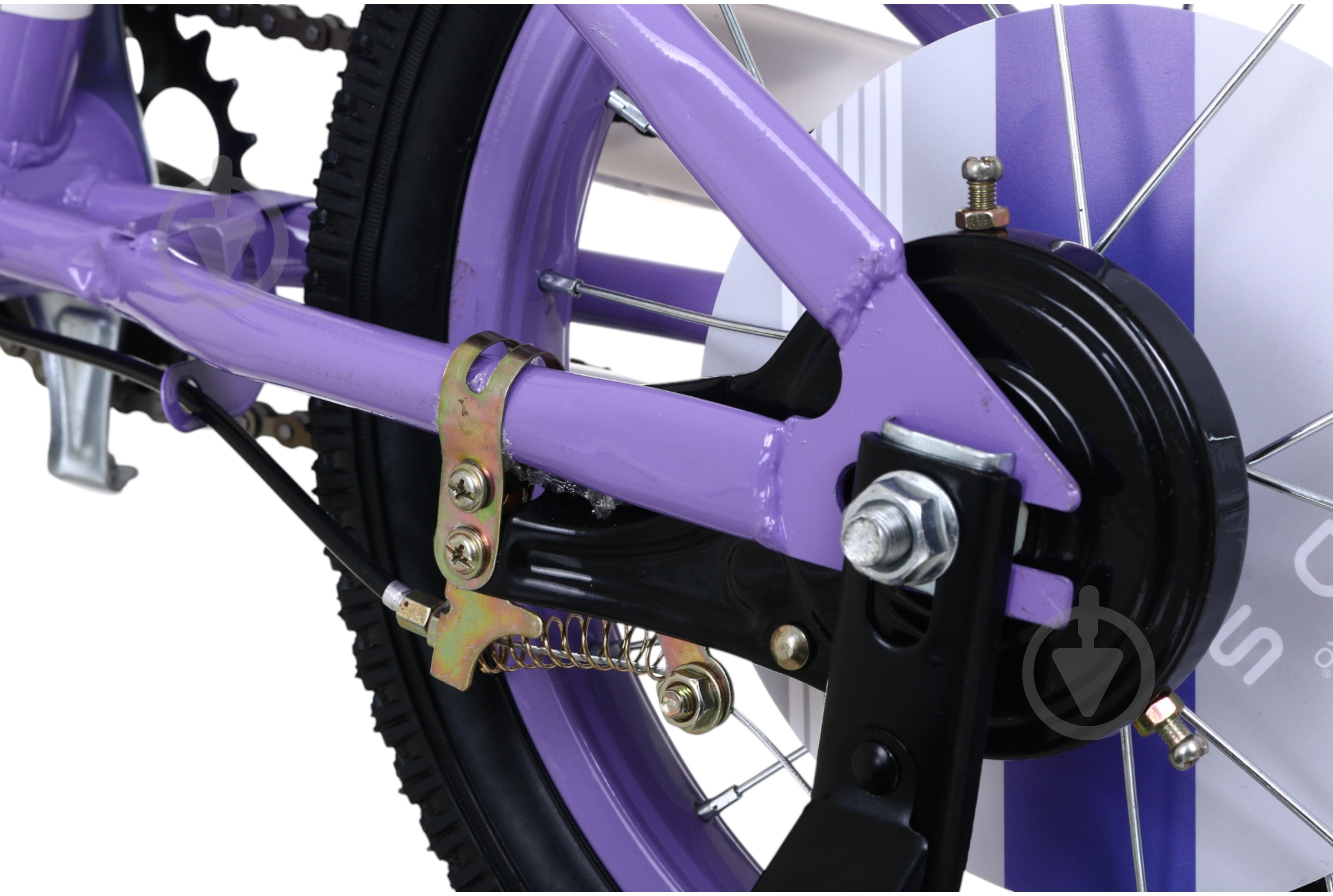 Велосипед дитячий MaxxPro kids 12` KQ-13 бузковий - фото 4