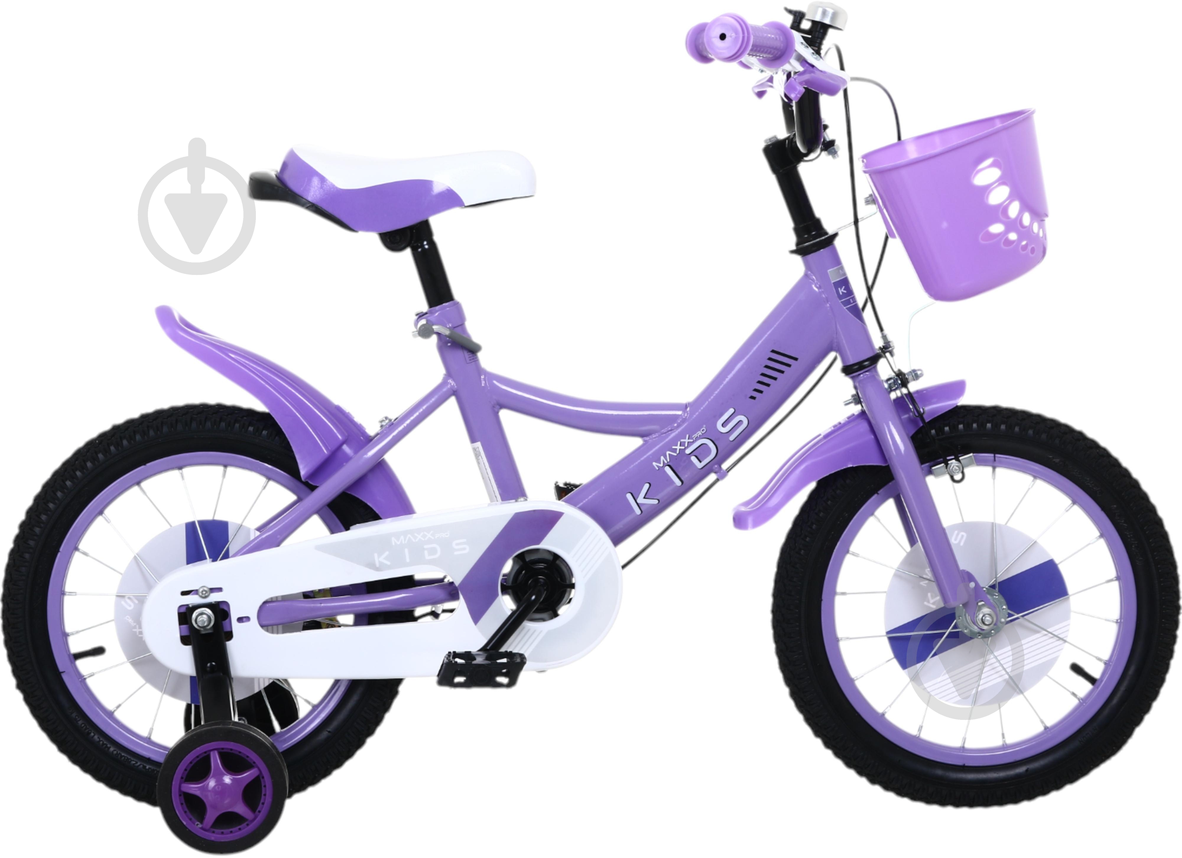 Велосипед дитячий MaxxPro kids 12` KQ-13 бузковий - фото 2