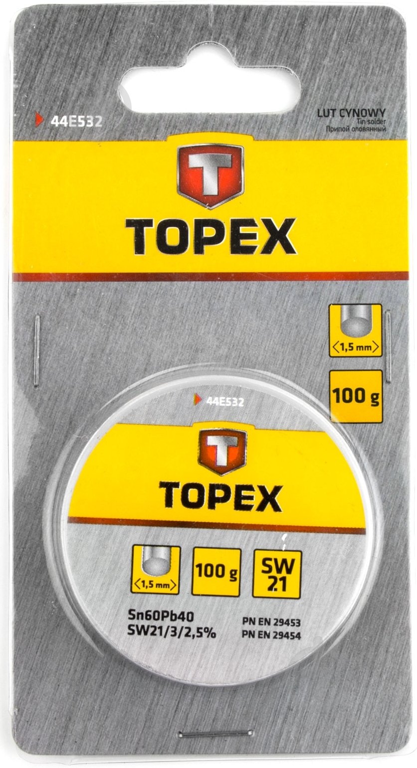 Припой оловянный Topex 44E532 - фото 3