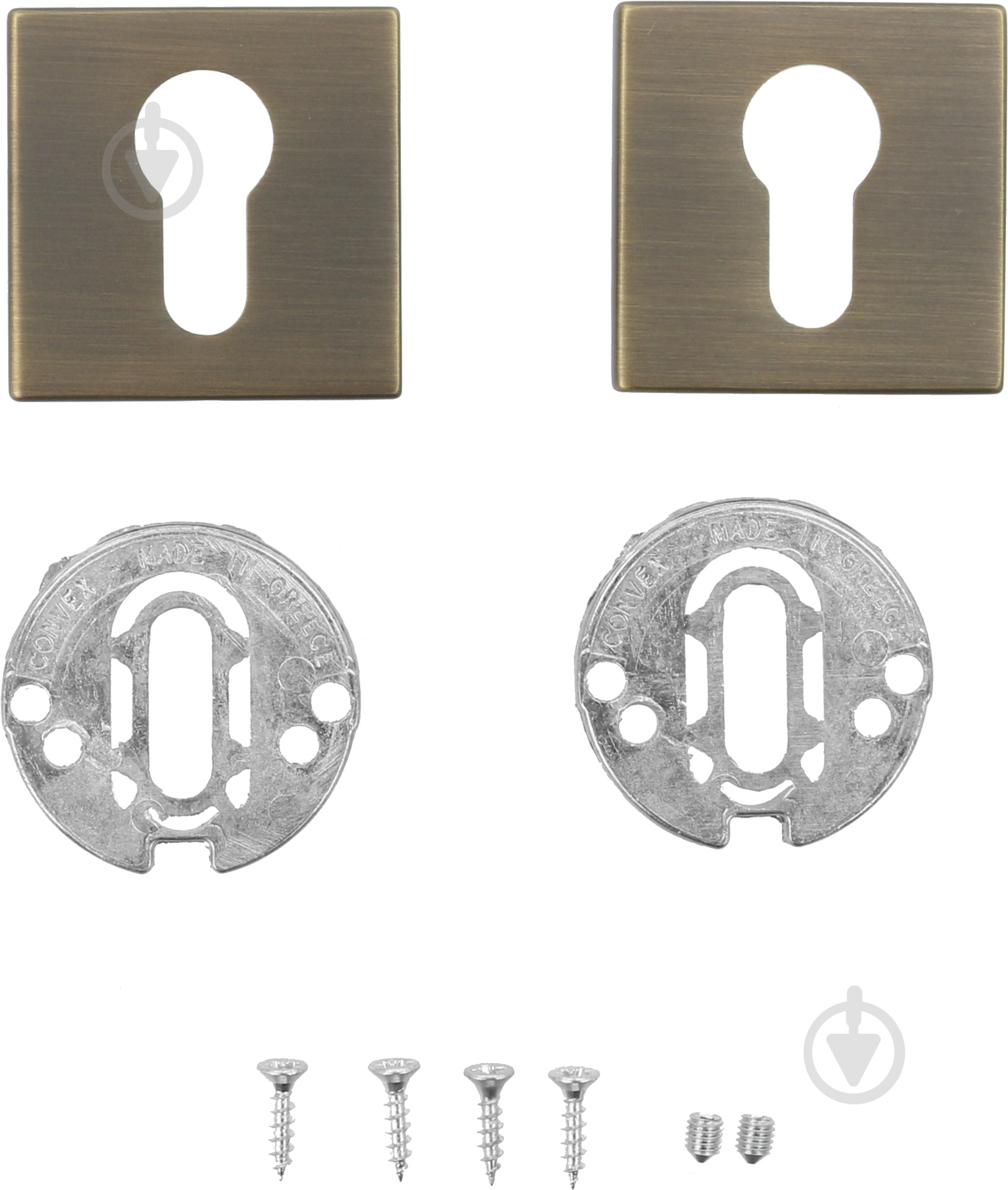 Накладка Convex 2145 PZ бронза - фото 3 Накладка Convex 2145 PZ бронза - фото 3