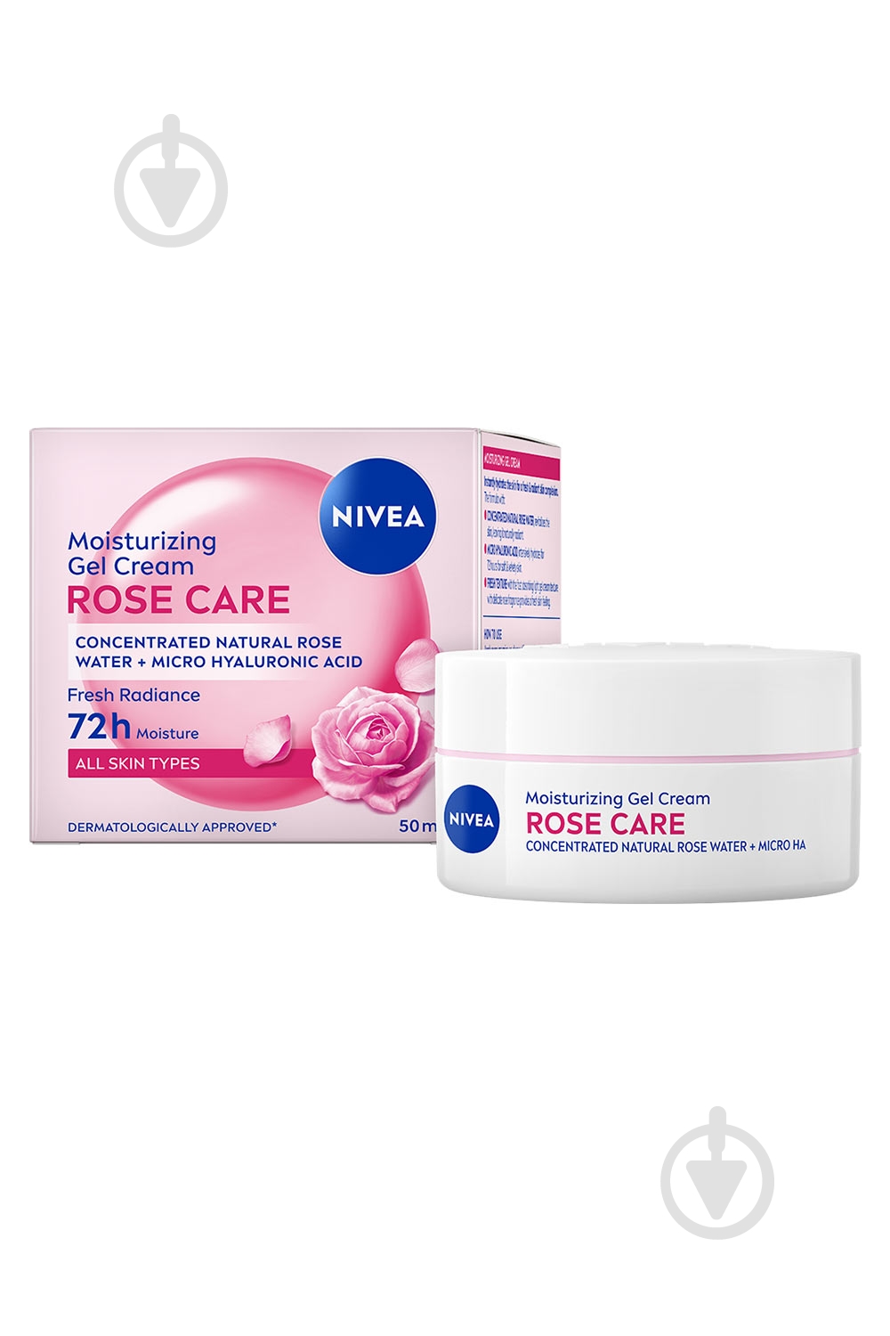 Гель дневной Nivea Rose Touch* увлажняющий 50 мл - фото 1