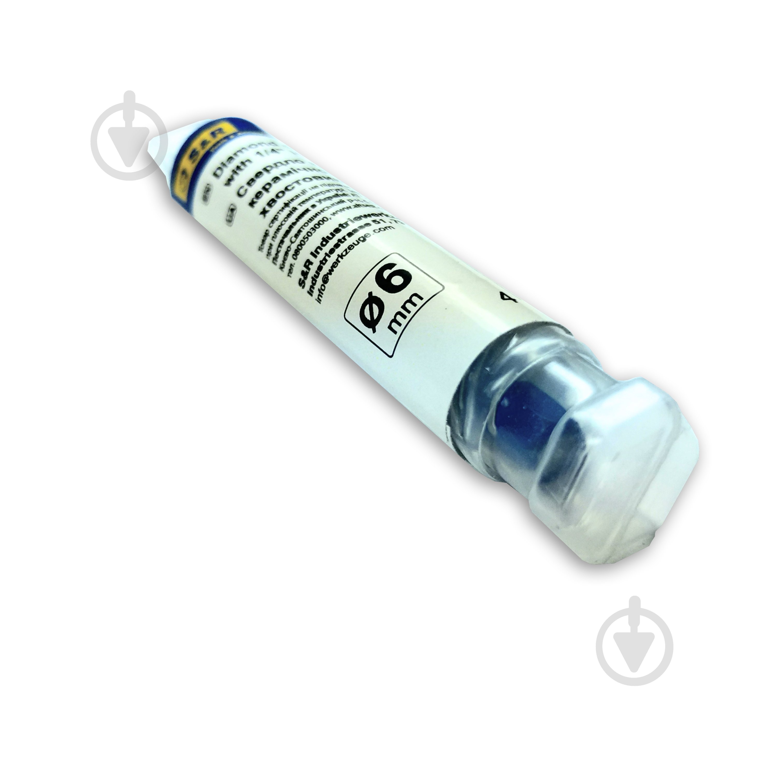 Сверло для плитки S&R HEX 1/4'' 6 мм 1 шт. 252500006 - фото 3