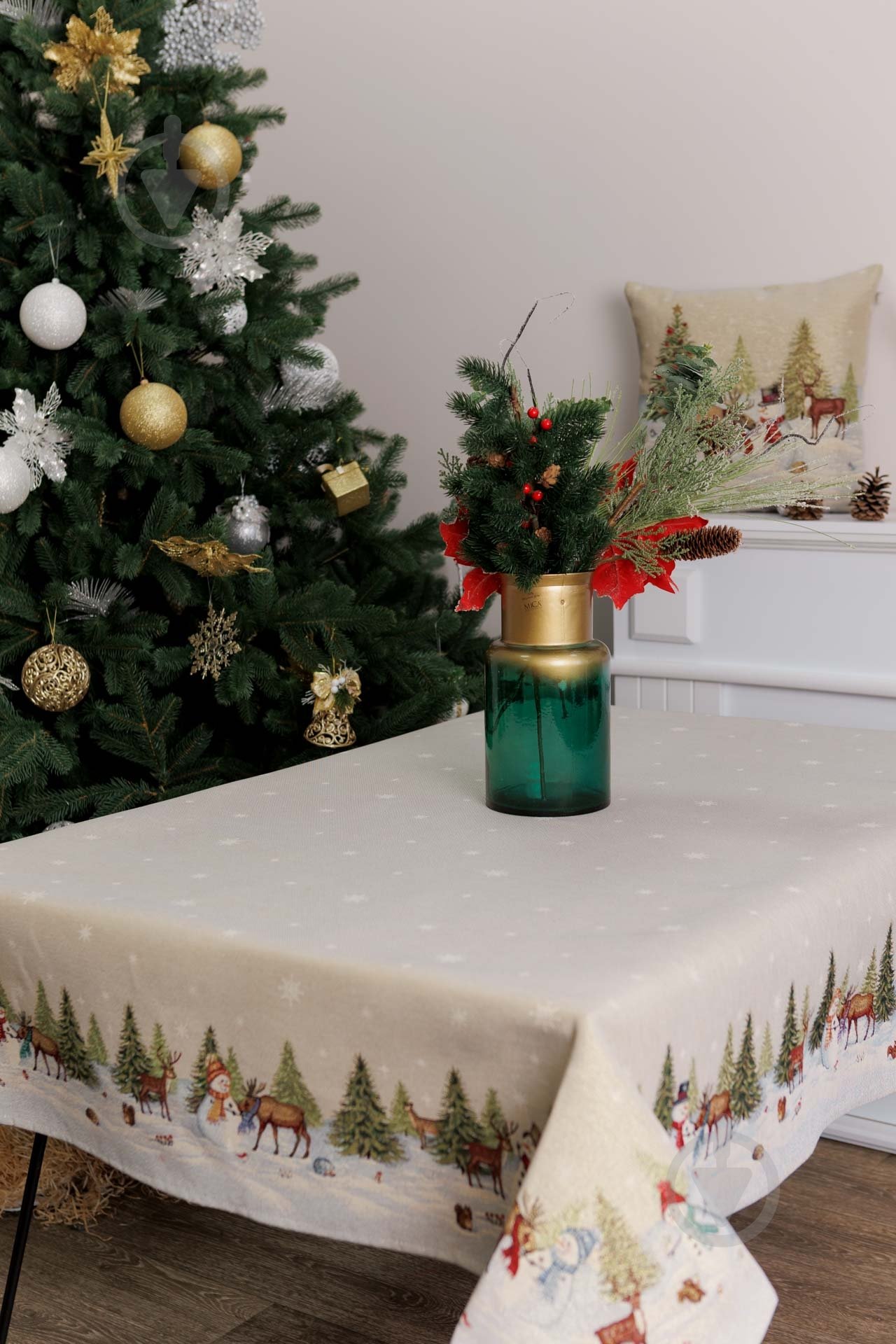 Скатерть "Зимний лес" 135x135 см La Nuit - фото 8 Скатерть "Зимний лес" 135x135 см La Nuit - фото 8