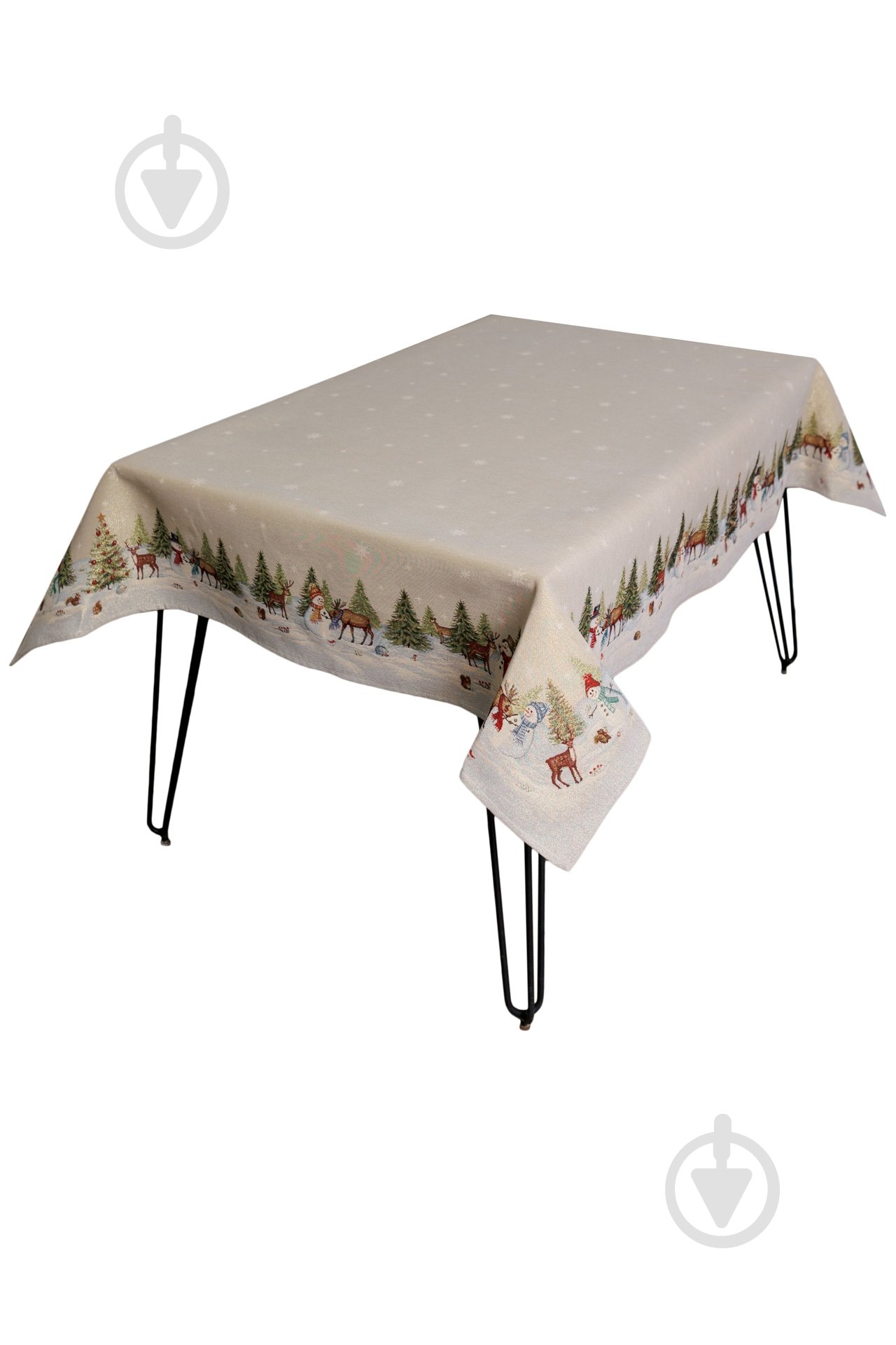 Скатерть "Зимний лес" 135x135 см La Nuit - фото 2 Скатерть "Зимний лес" 135x135 см La Nuit - фото 2