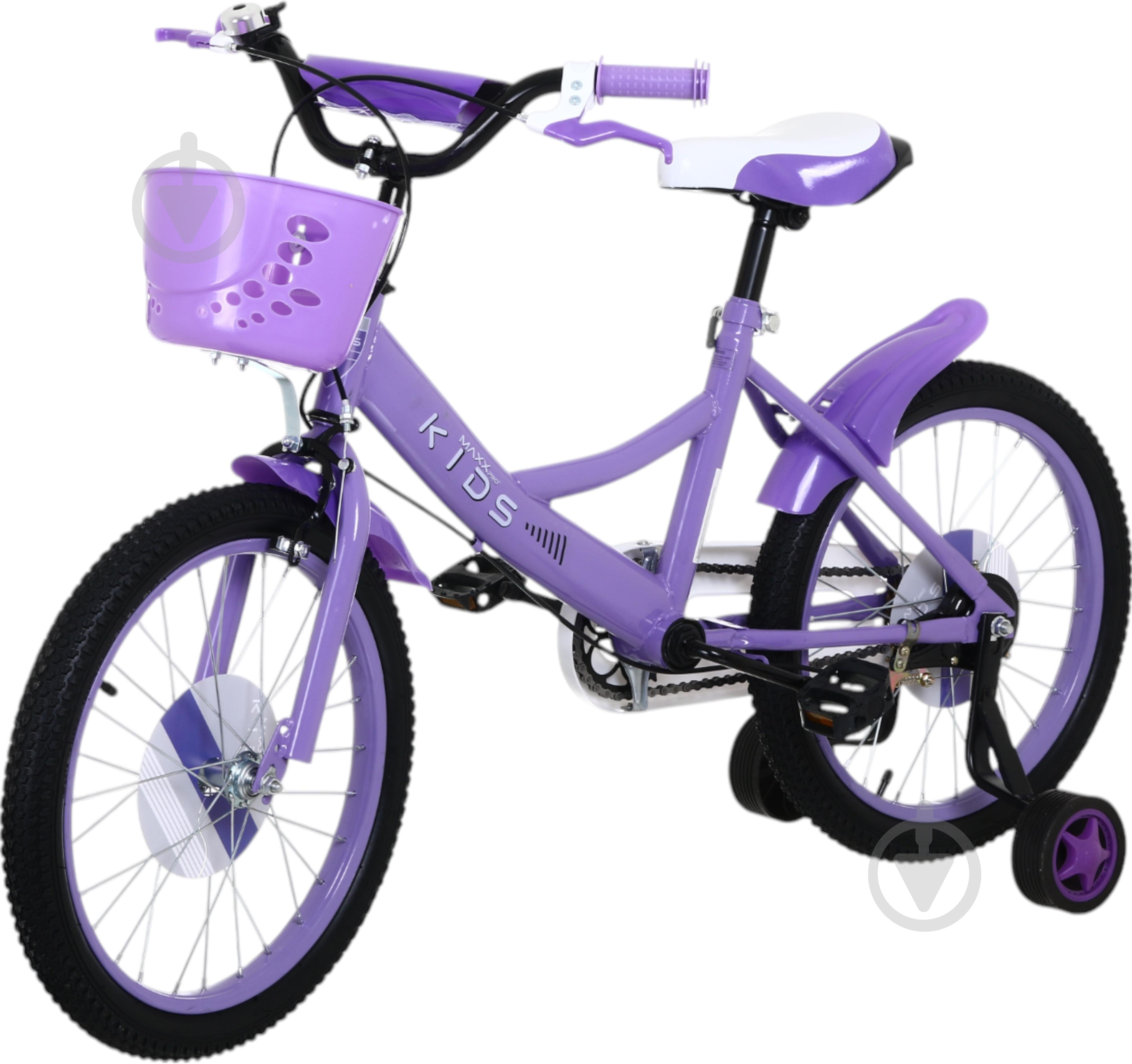 Велосипед дитячий MaxxPro kids 18` KQ-13 бузковий - фото 1