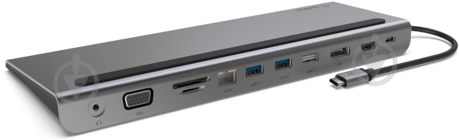 Адаптер Belkin USB-C 11-в-1 Multiport Dock серый (INC004BTSGY) - фото 2