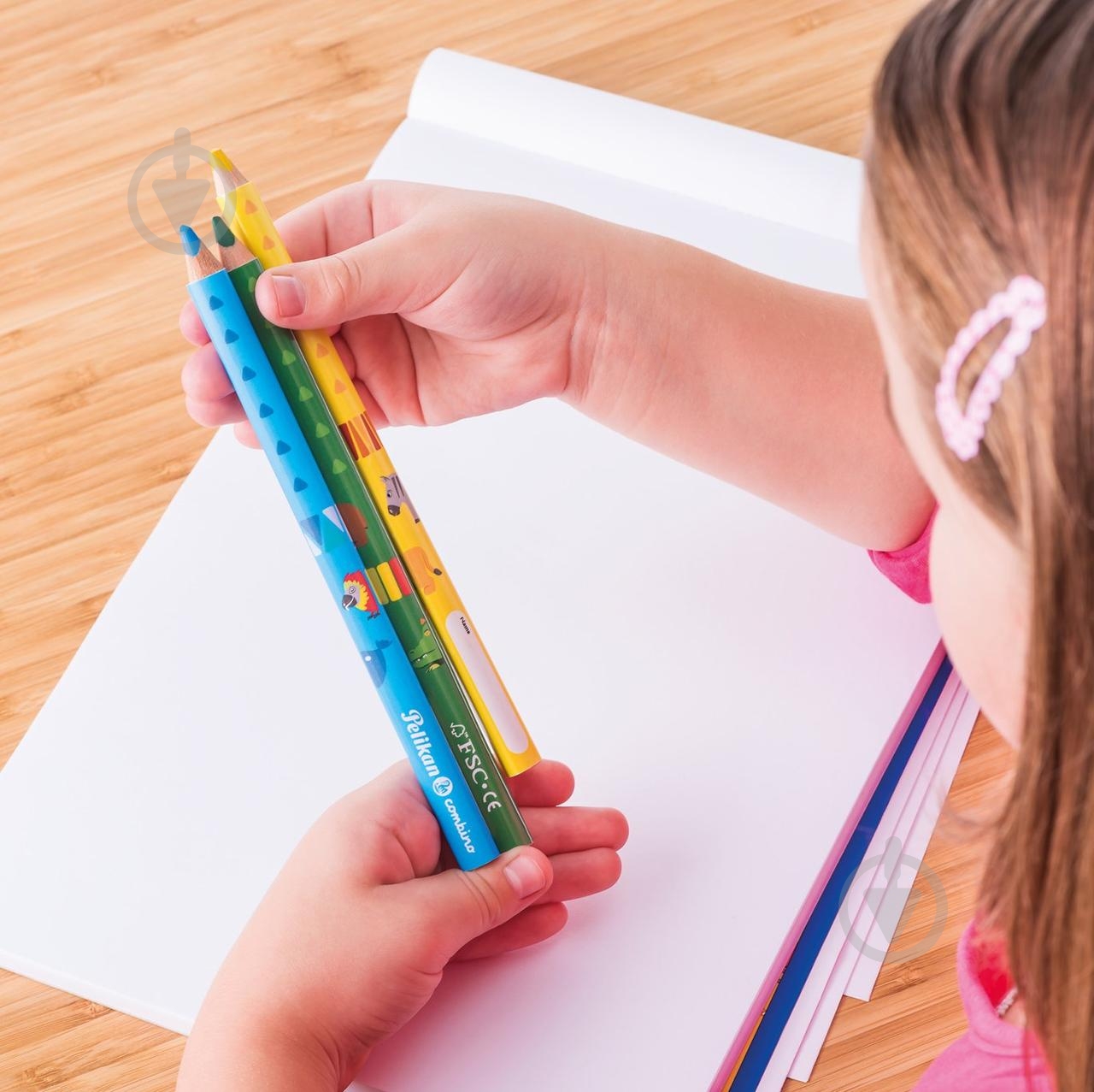 Олівці кольорові Combino 12 шт. потовщені з малюнками-трансформерами 811194 Pelikan - фото 5 Олівці кольорові Combino 12 шт. потовщені з малюнками-трансформерами 811194 Pelikan - фото 5