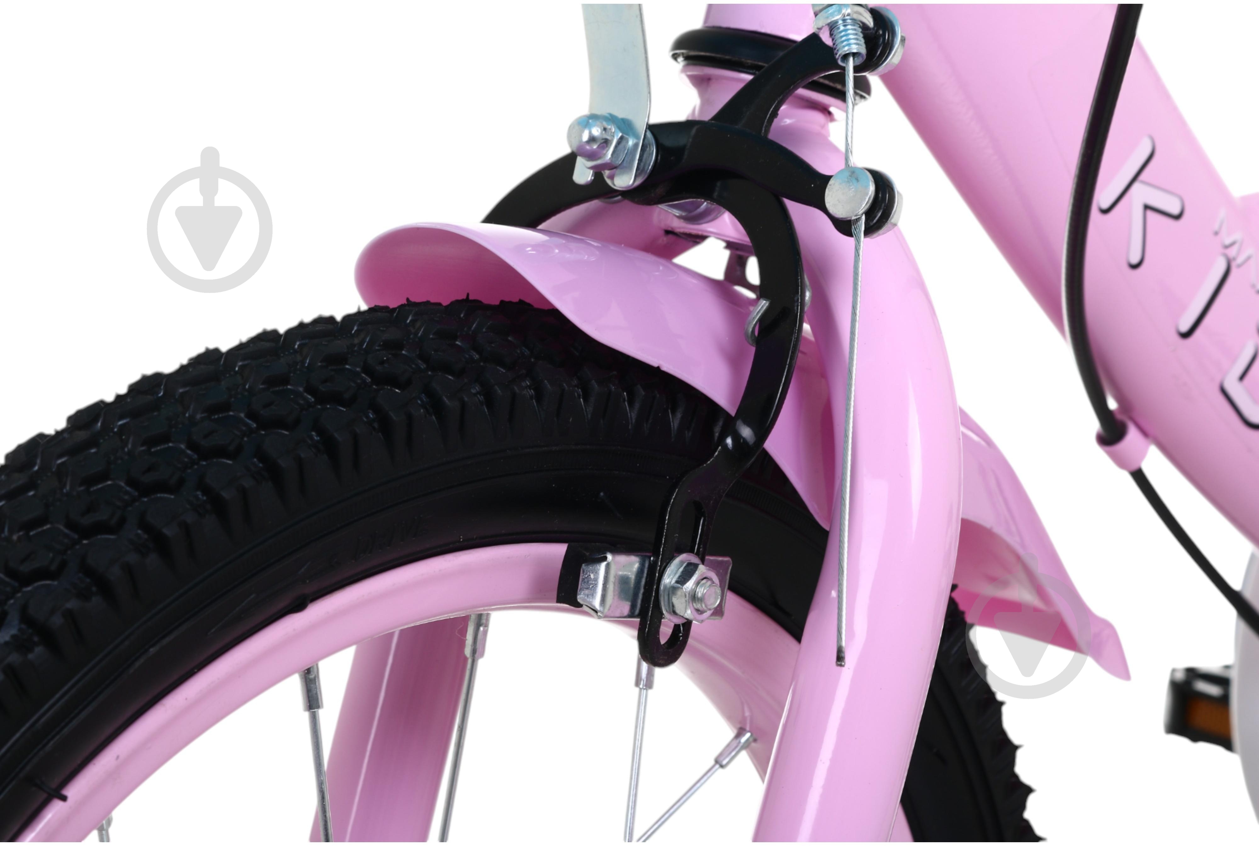 Велосипед дитячий MaxxPro kids 16' KQ-13 з кошиком рожевий - фото 4