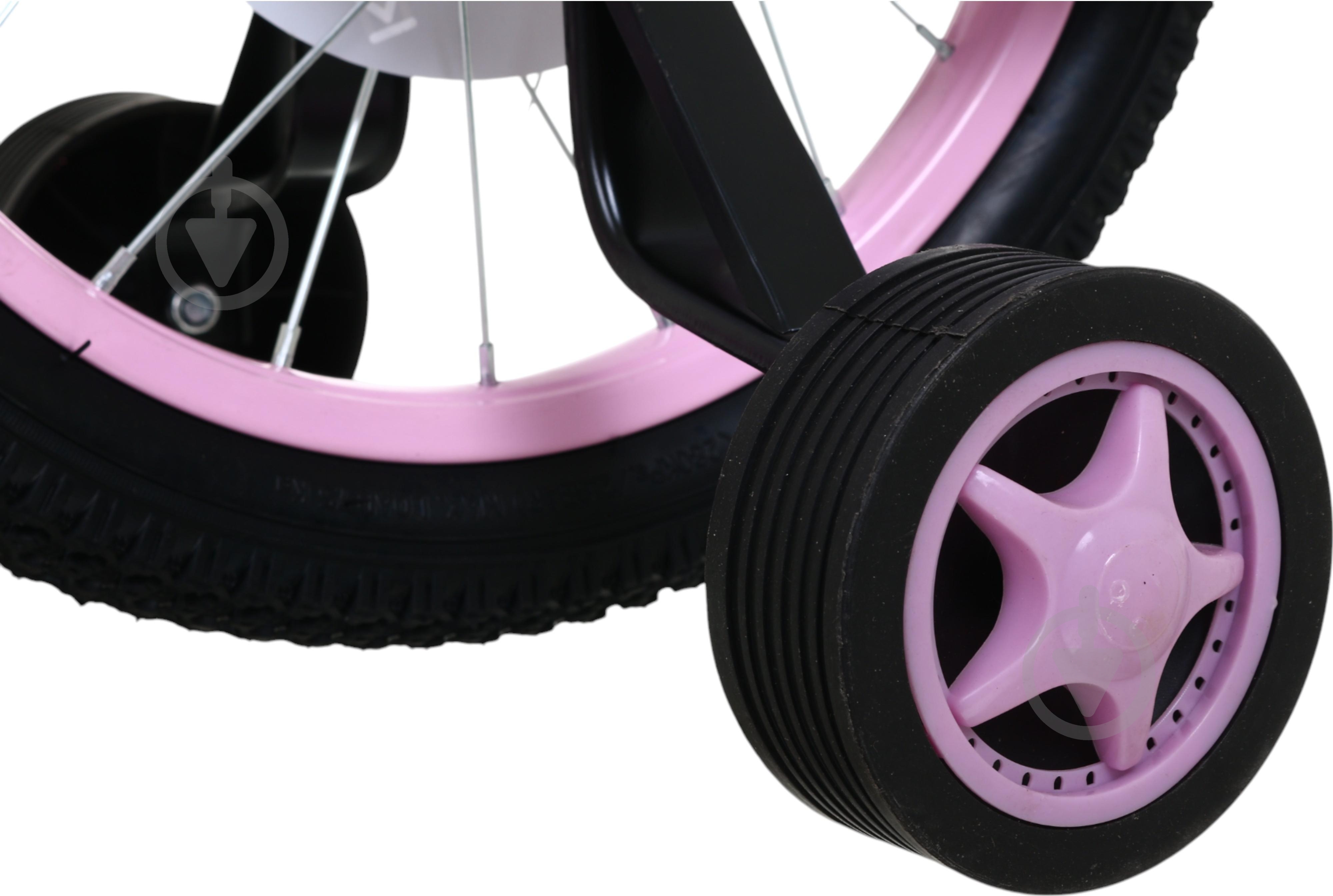 Велосипед дитячий MaxxPro kids 16' KQ-13 з кошиком рожевий - фото 7