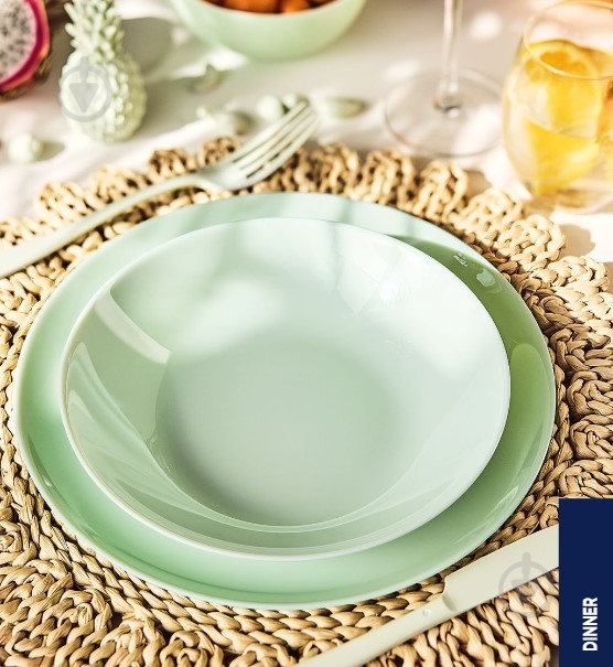 Тарелка десертная Luminarc Diwali Paradise Green 19 см - фото 3
