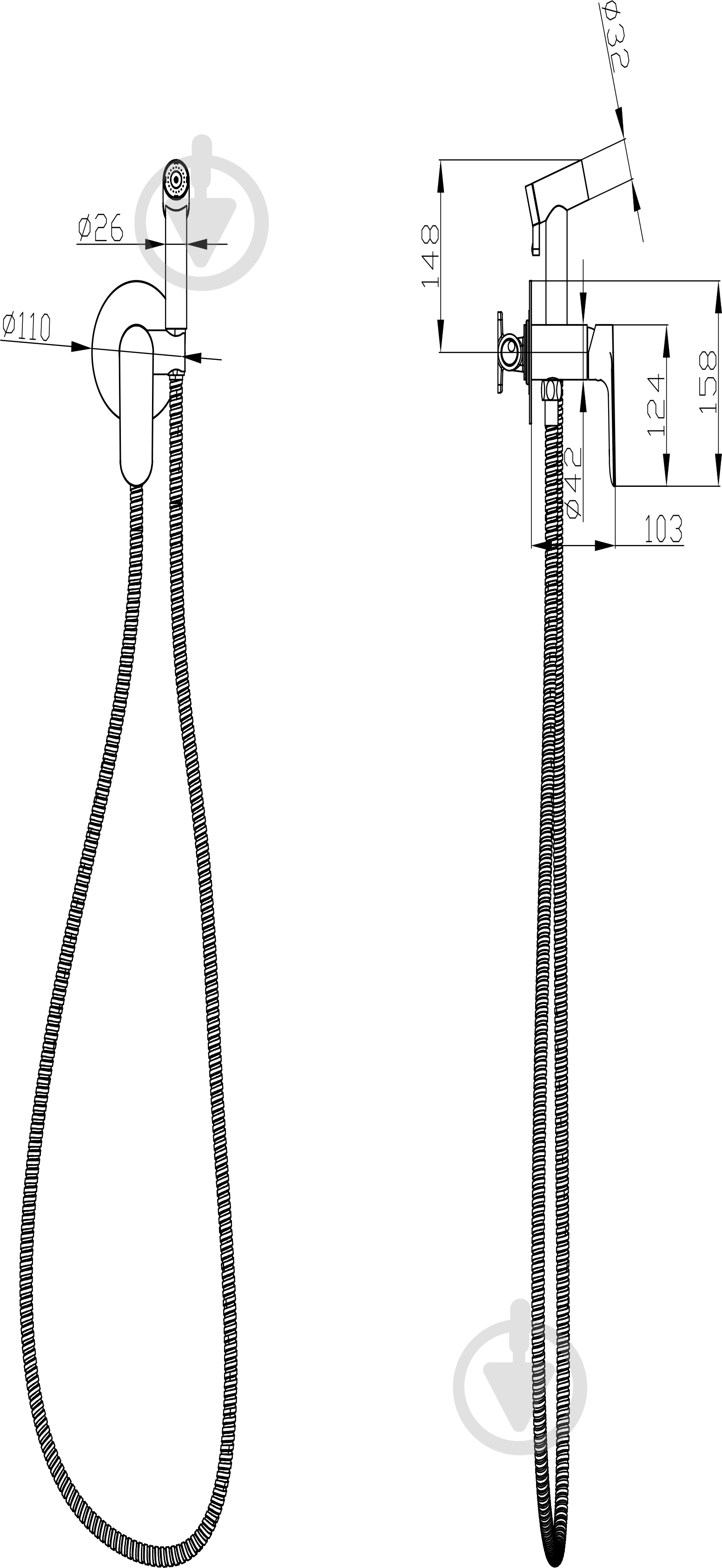 Гигиенический душ ScandiSPA ODIN золото - фото 10 Гигиенический душ ScandiSPA ODIN золото - фото 10