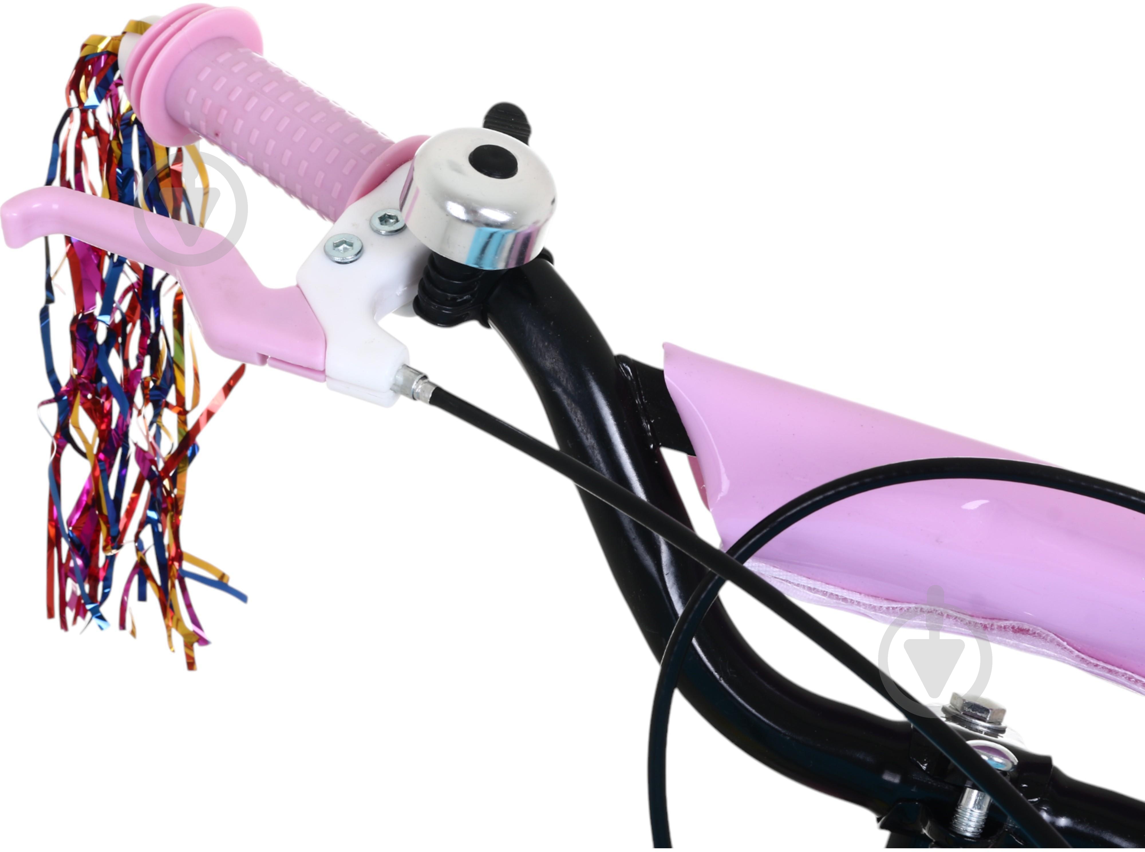 Велосипед дитячий MaxxPro kids 18' KQ-13 з кошиком рожевий - фото 4