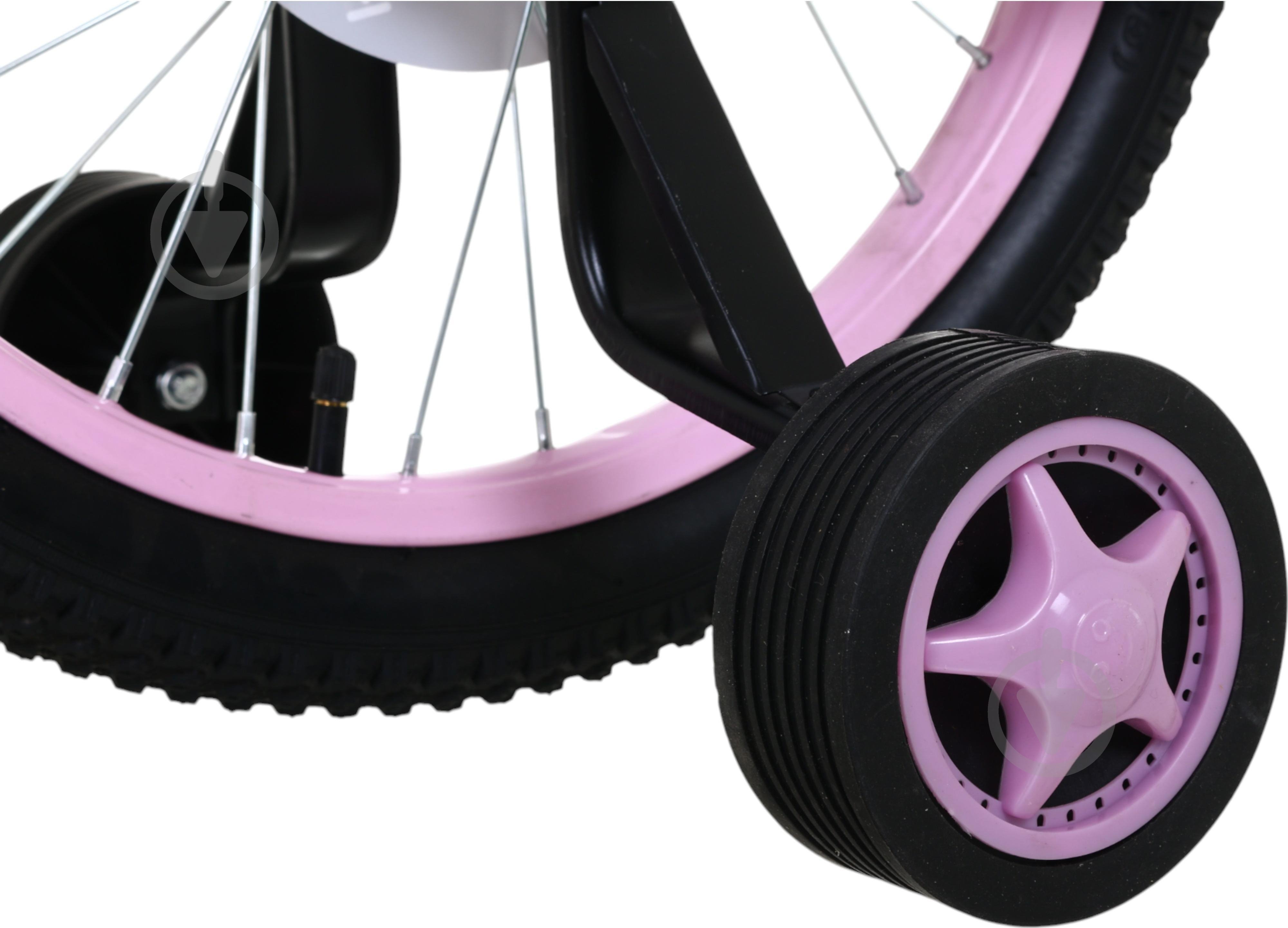 Велосипед дитячий MaxxPro kids 18' KQ-13 з кошиком рожевий - фото 8