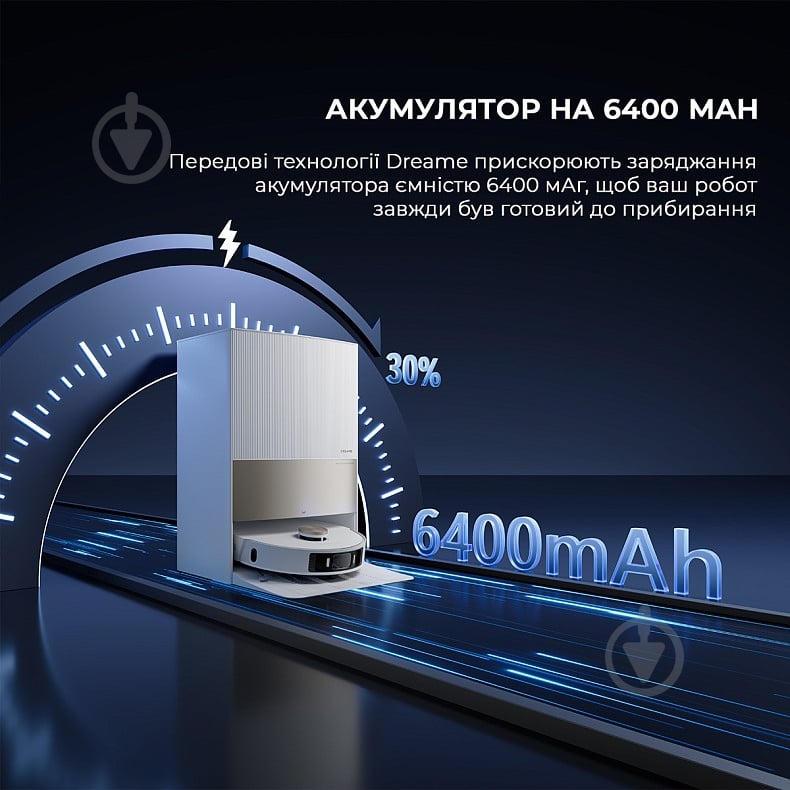 Робот-пилосос мийний DREAME Bot L20 Ultra Complete white - фото 12 Робот-пилосос мийний DREAME Bot L20 Ultra Complete white - фото 12