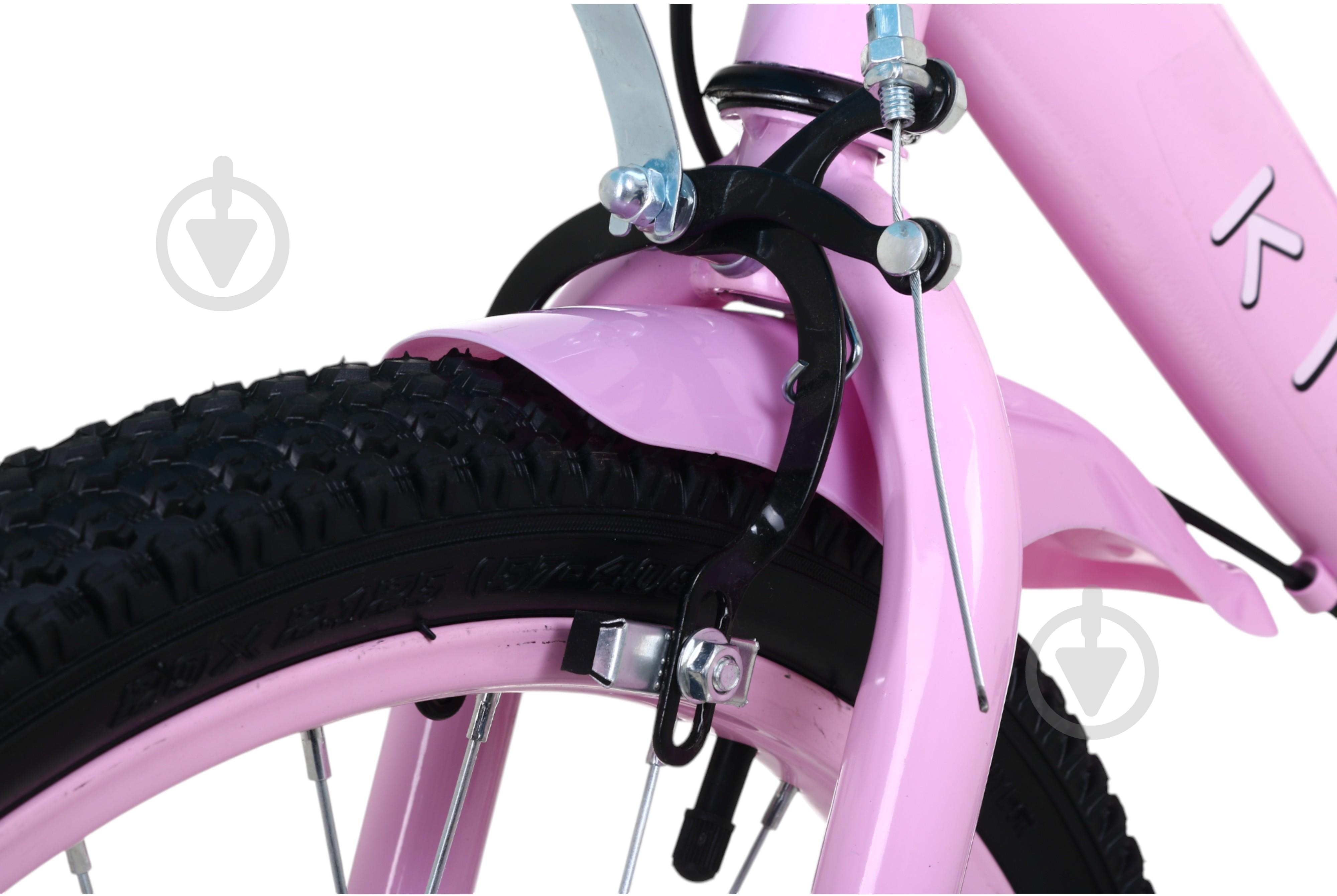 Велосипед дитячий MaxxPro kids 20' KQ-13 з кошиком рожевий - фото 5