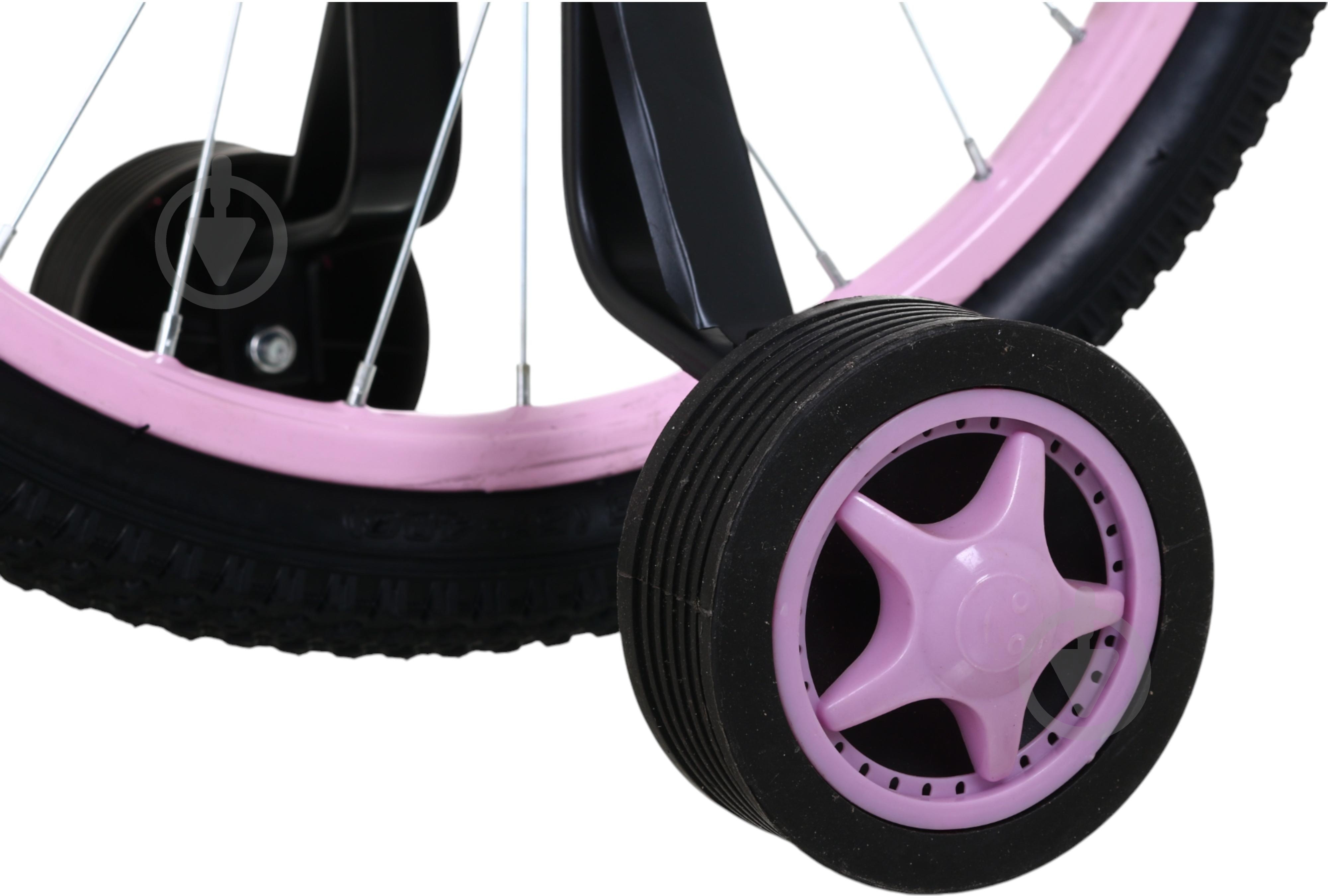 Велосипед дитячий MaxxPro kids 20' KQ-13 з кошиком рожевий - фото 8