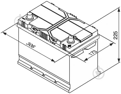Аккумулятор автомобильный Bosch S4 029 95А 12 B 0 092 S40 290 «+» слева - фото 3