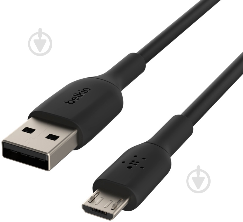 Кабель Belkin USB-A - MicroUSB PVC 1 м черный (CAB005BT1MBK) - фото 3