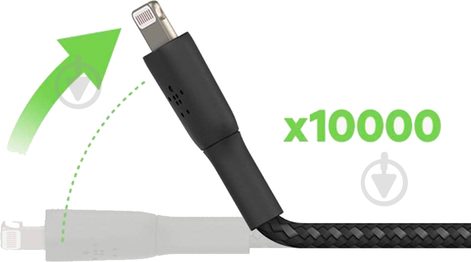 Кабель Belkin USB-C / Lightning 2 м black (CAA004BT2MBK) - фото 5 Кабель Belkin USB-C / Lightning 2 м black (CAA004BT2MBK) - фото 5