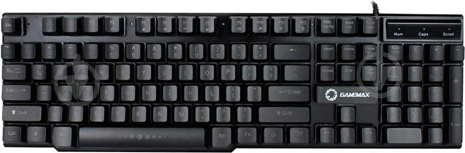 Клавіатура GAMEMAX (K207-R) USB black - фото 1