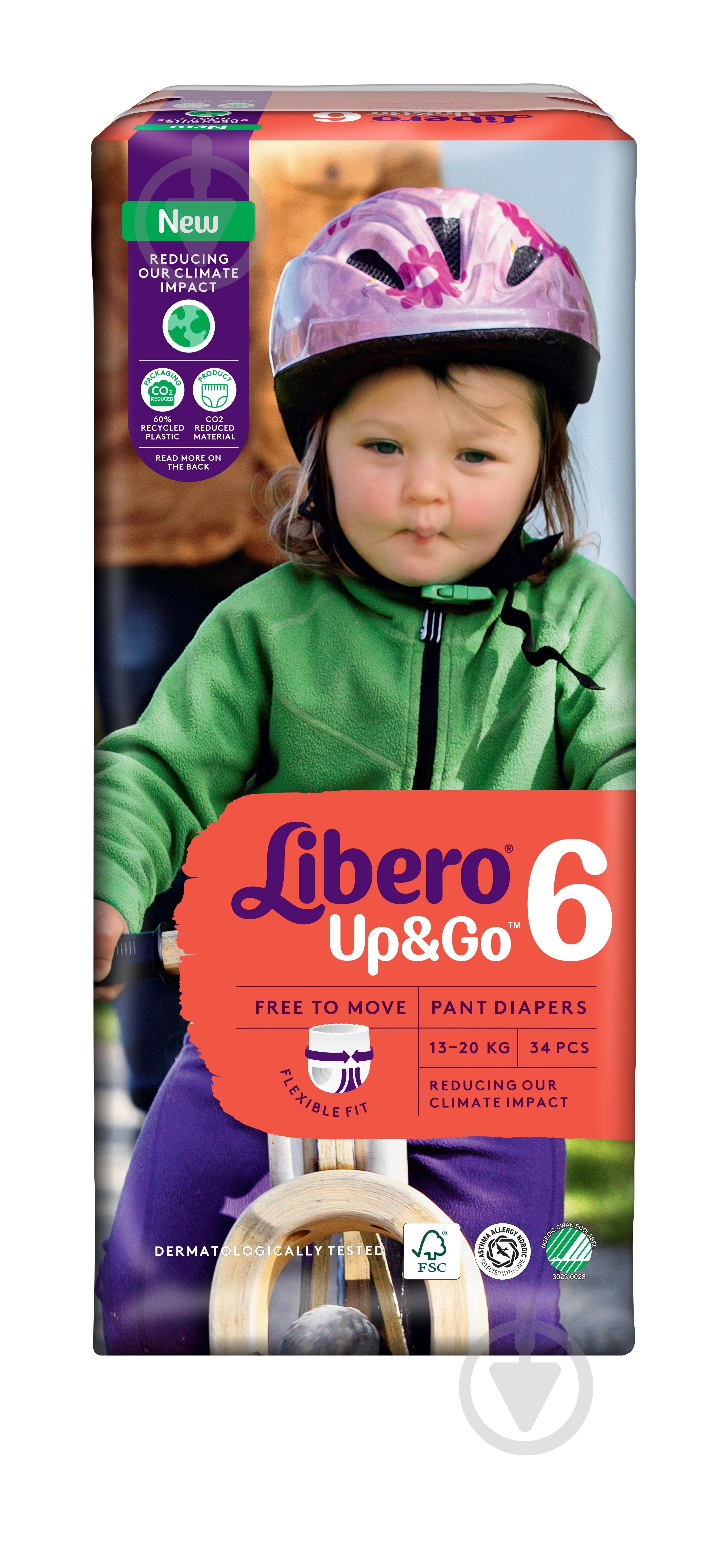 Підгузки-трусики Libero Up&Go 6 13-20 кг 34 шт. - фото 2