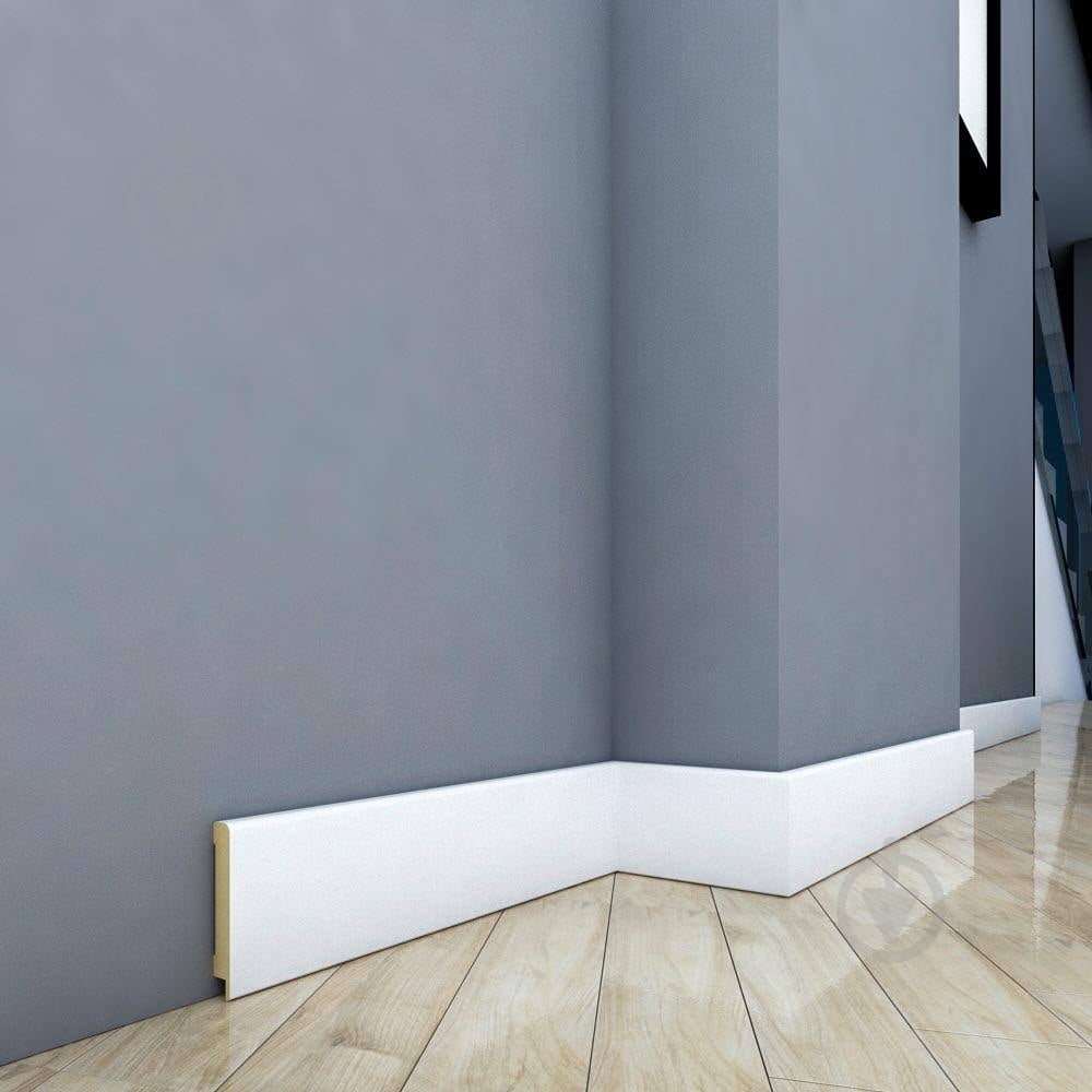 Плинтус МДФ Super Profil ПП1260К белый ледо 2070х59х12 мм - фото 2