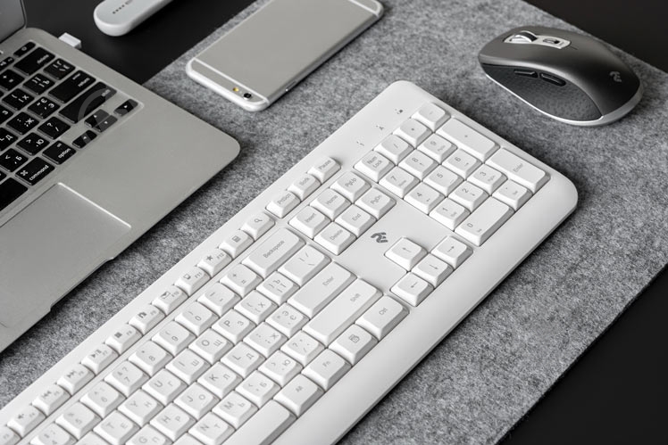 Клавиатура 2E (2E-KS220WW) white - фото 2 Клавиатура 2E (2E-KS220WW) white - фото 2