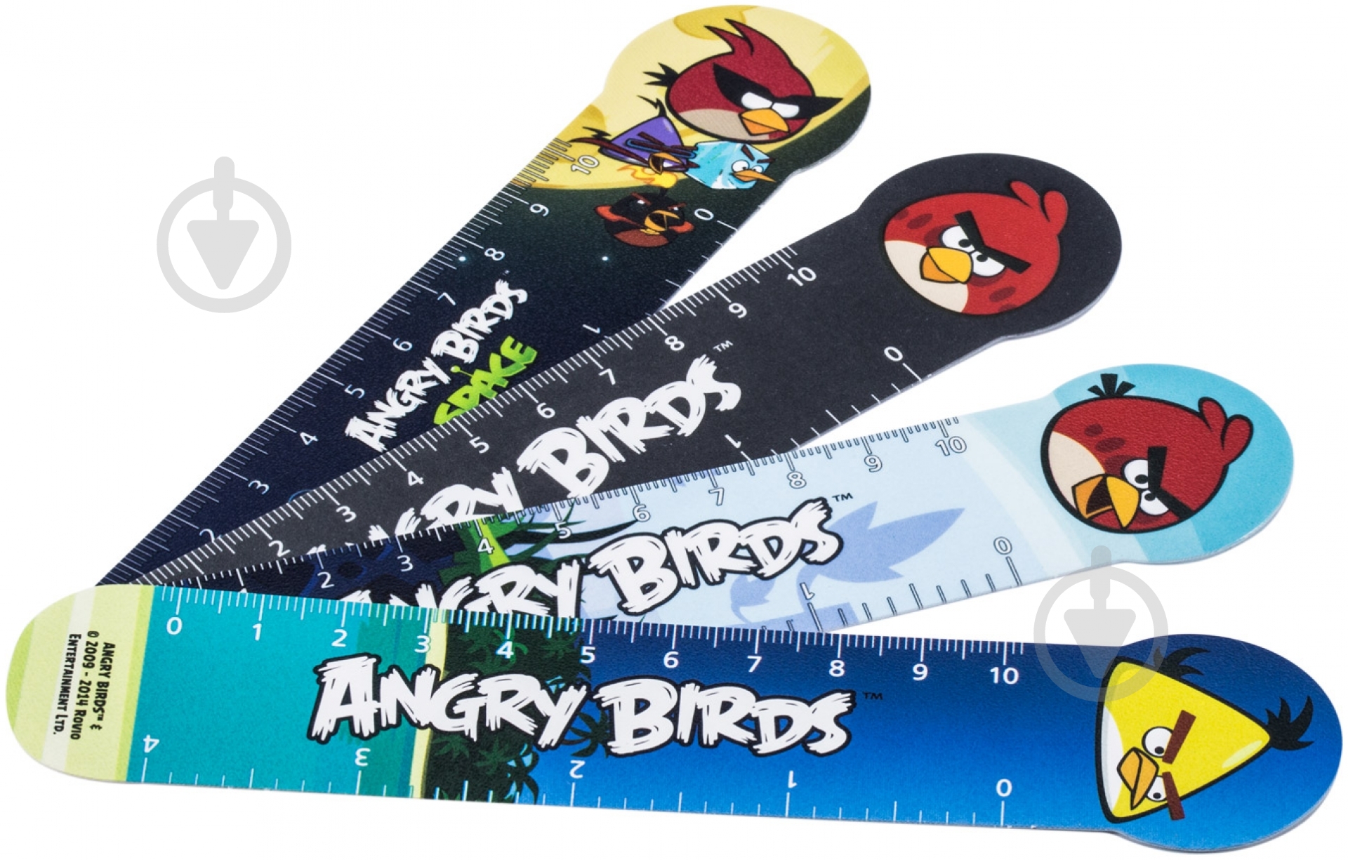 Закладка Angry Birds 4 шт Cool For School - фото 2