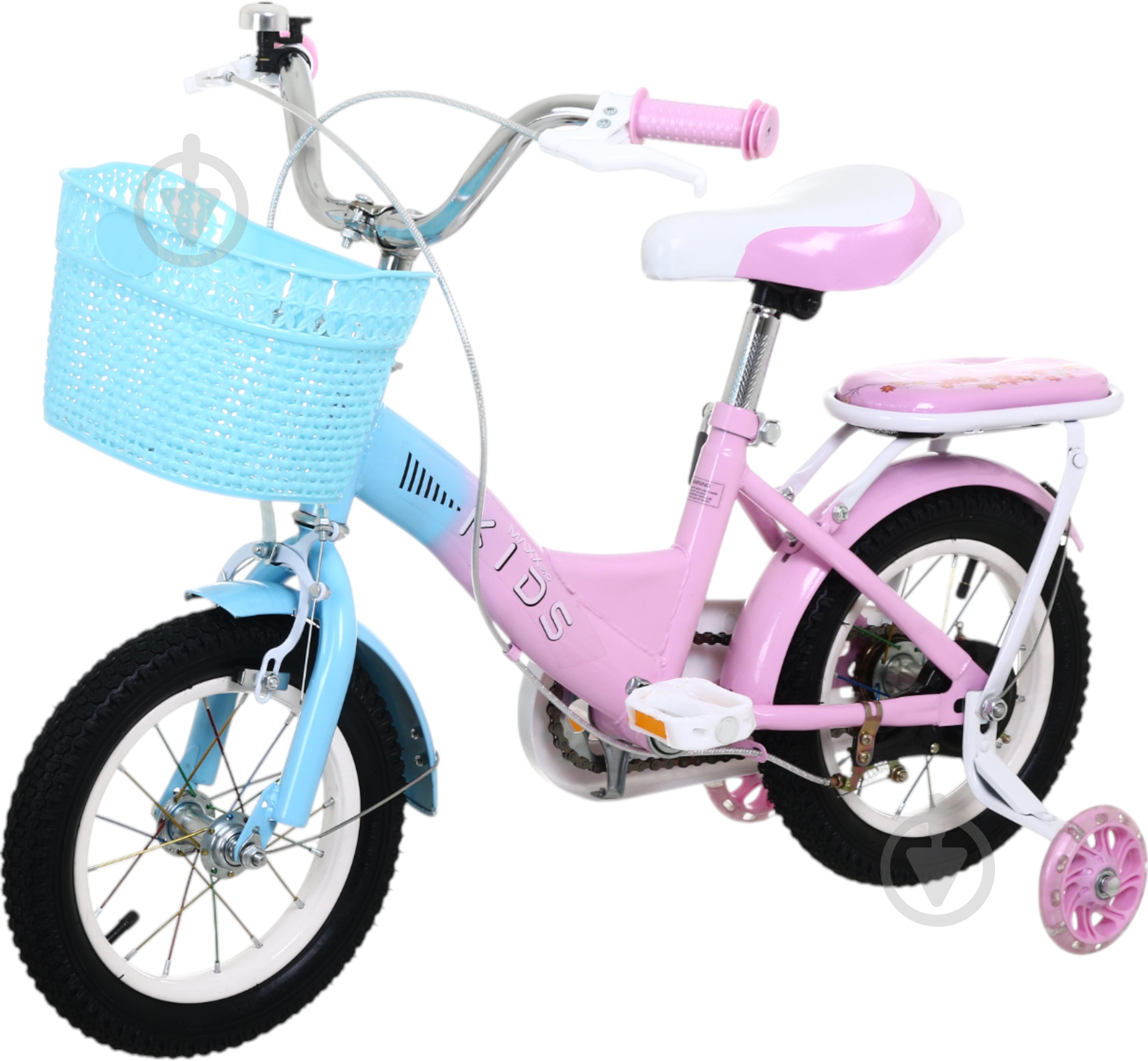 Велосипед дитячий MaxxPro kids 12' KQ-10 рожевий - фото 1