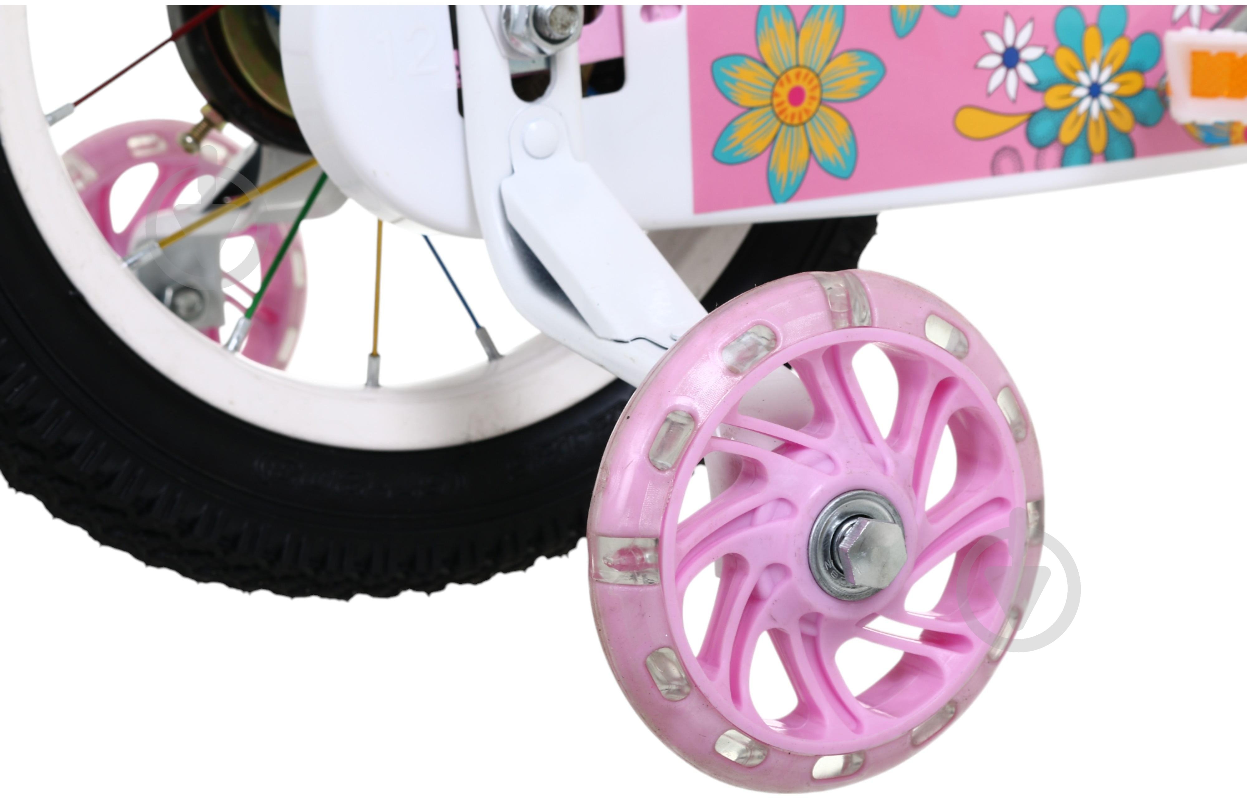 Велосипед дитячий MaxxPro kids 12' KQ-10 рожевий - фото 7