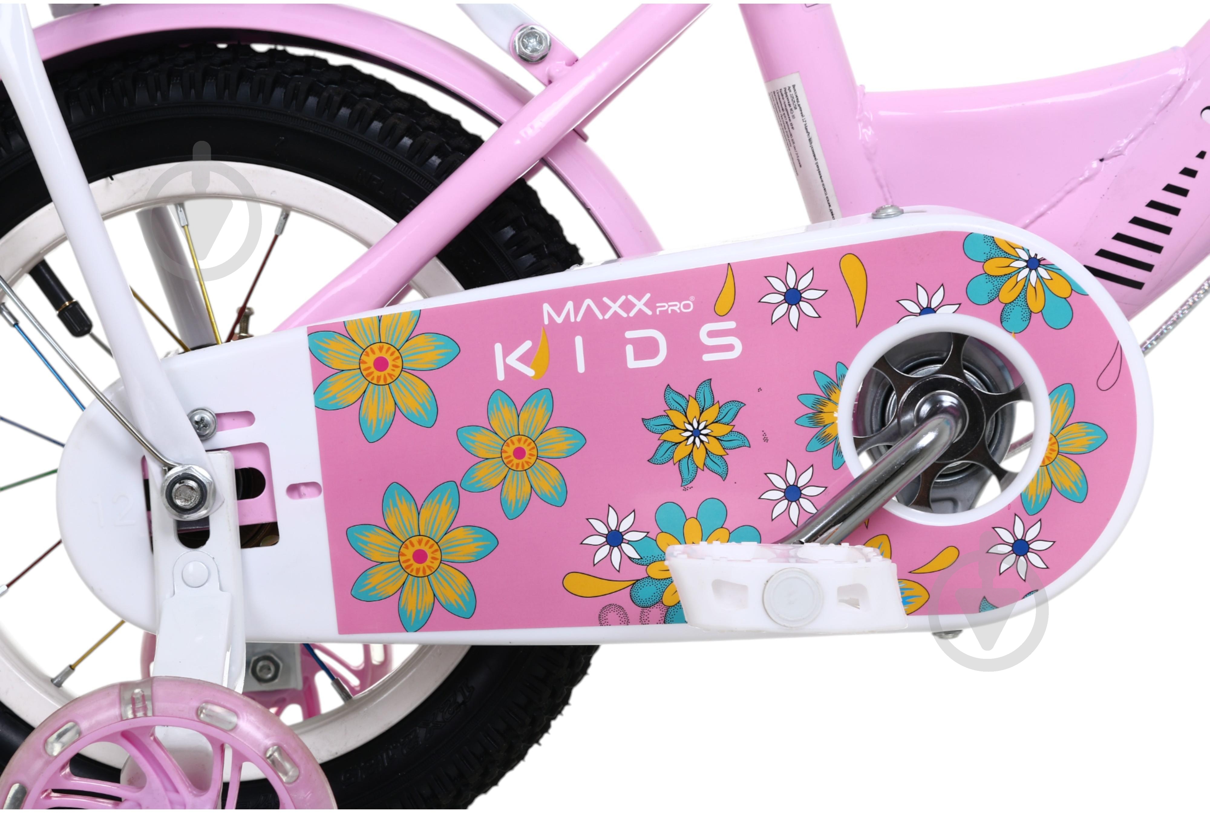 Велосипед дитячий MaxxPro kids 12' KQ-10 рожевий - фото 9