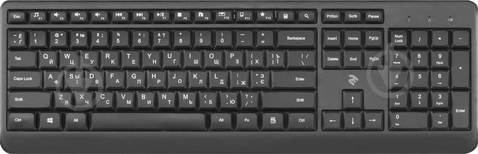 Клавиатура 2E (2E-KS220WB) black - фото 1 Клавиатура 2E (2E-KS220WB) black - фото 1