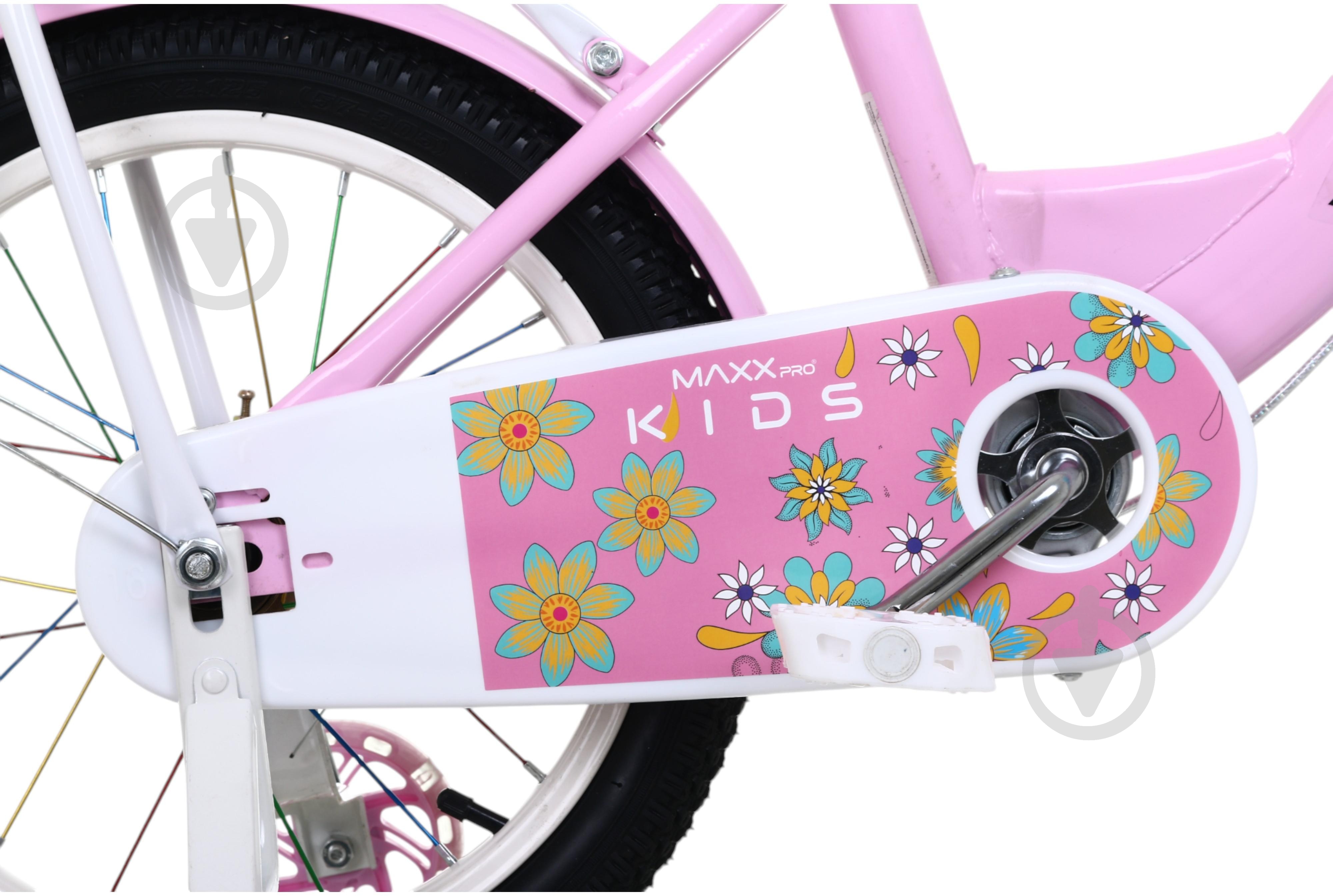 Велосипед дитячий MaxxPro kids 16' KQ-10 рожевий - фото 9