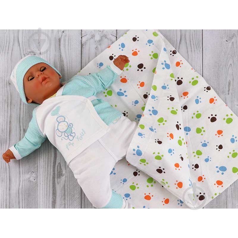 Пеленка Руно 203.05 80х90 см белый с рисунком - фото 5