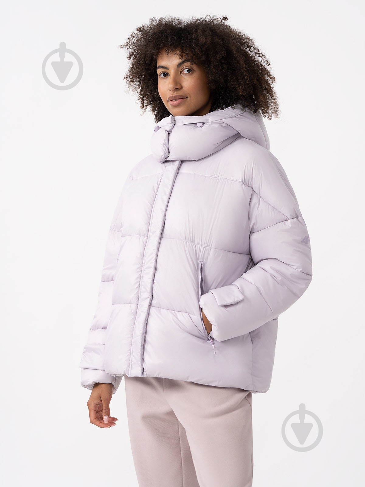 Куртка женская 4F DOWN JACKET F231 4FAW23TDJAF231-52S р.XS розовая - фото 1