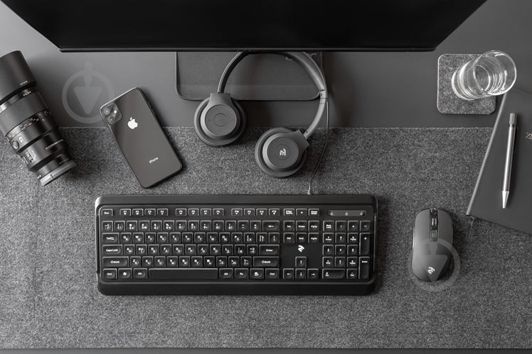 Клавиатура 2E (2E-KS120UB) black - фото 2 Клавиатура 2E (2E-KS120UB) black - фото 2