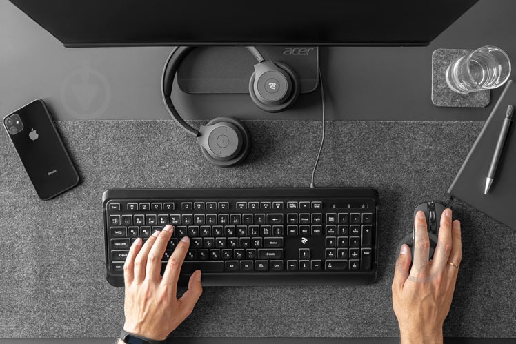 Клавиатура 2E (2E-KS120UB) black - фото 4 Клавиатура 2E (2E-KS120UB) black - фото 4