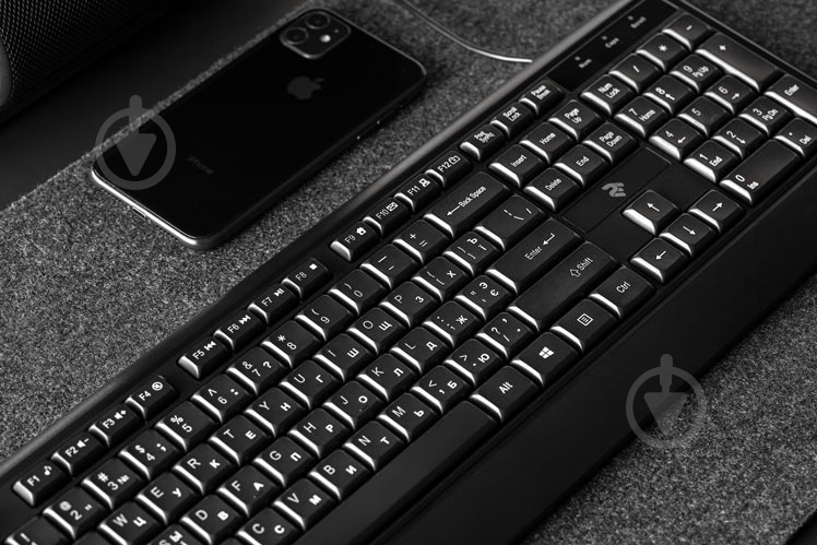 Клавиатура 2E (2E-KS130UB) black - фото 7 Клавиатура 2E (2E-KS130UB) black - фото 7