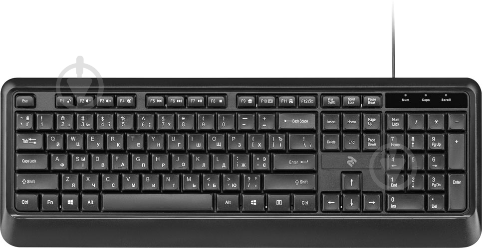 Клавиатура 2E (2E-KS130UB) black - фото 1 Клавиатура 2E (2E-KS130UB) black - фото 1