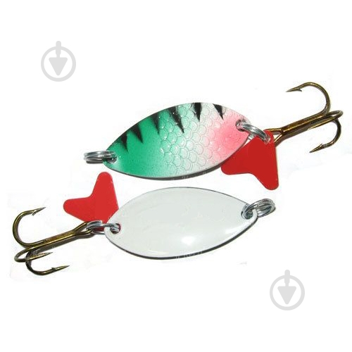 Блесна-колебалка Spinnex 8 г PERCH silver/green - фото 1