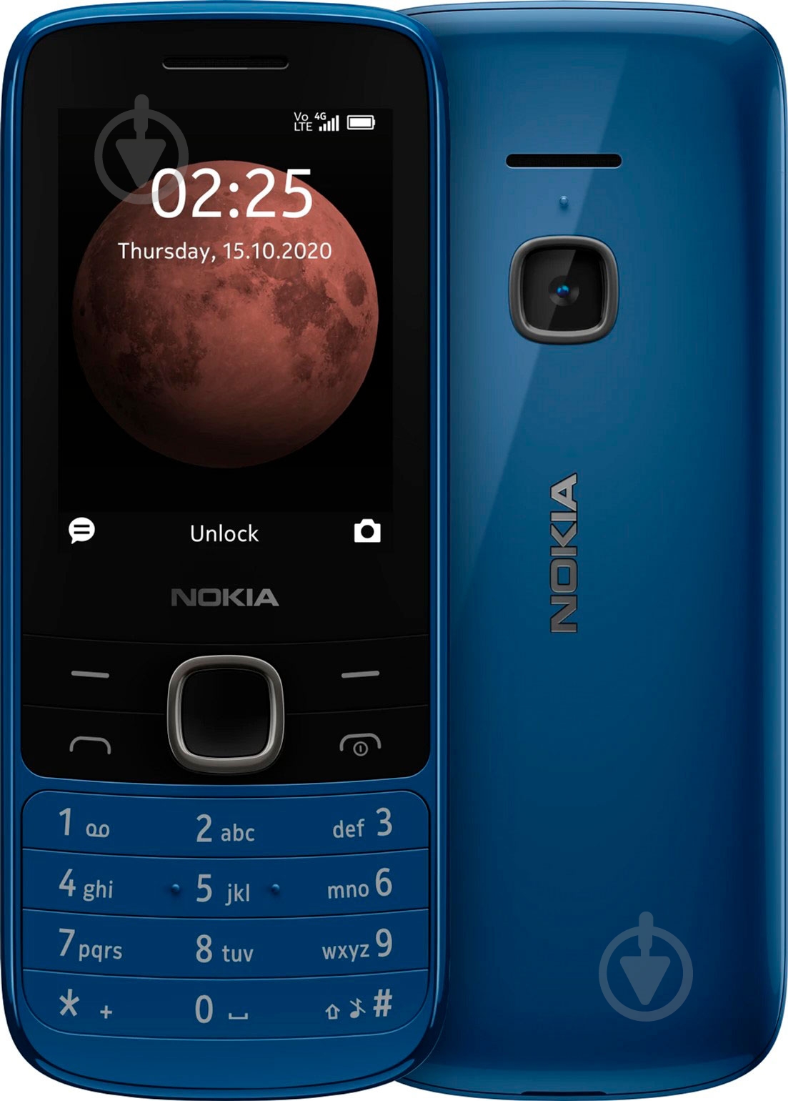 Мобильный телефон Nokia 225 4G DS blue Nokia 225 4G Blue - фото 1