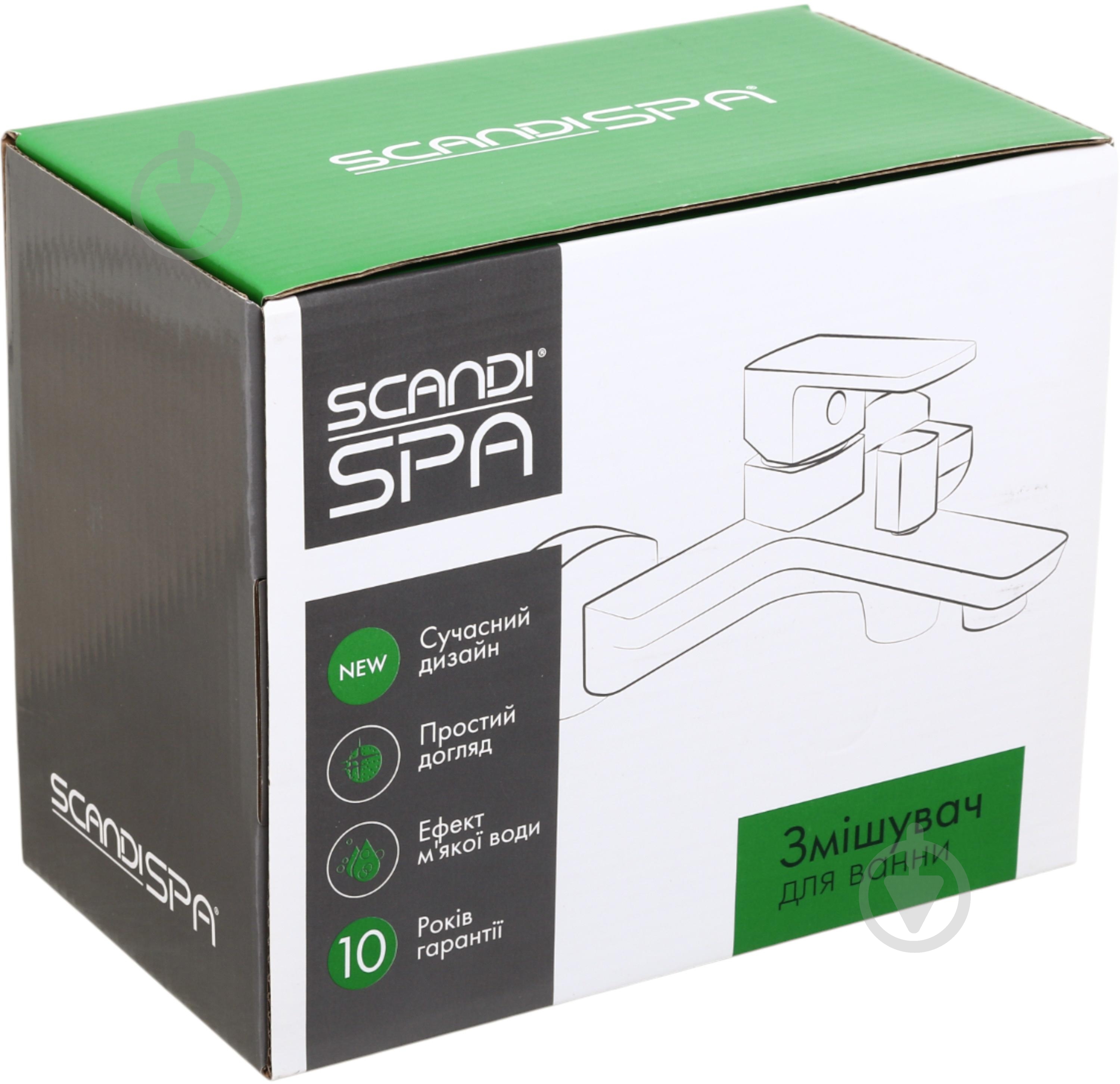 Смеситель для ванны ScandiSPA LOKI хром - фото 6