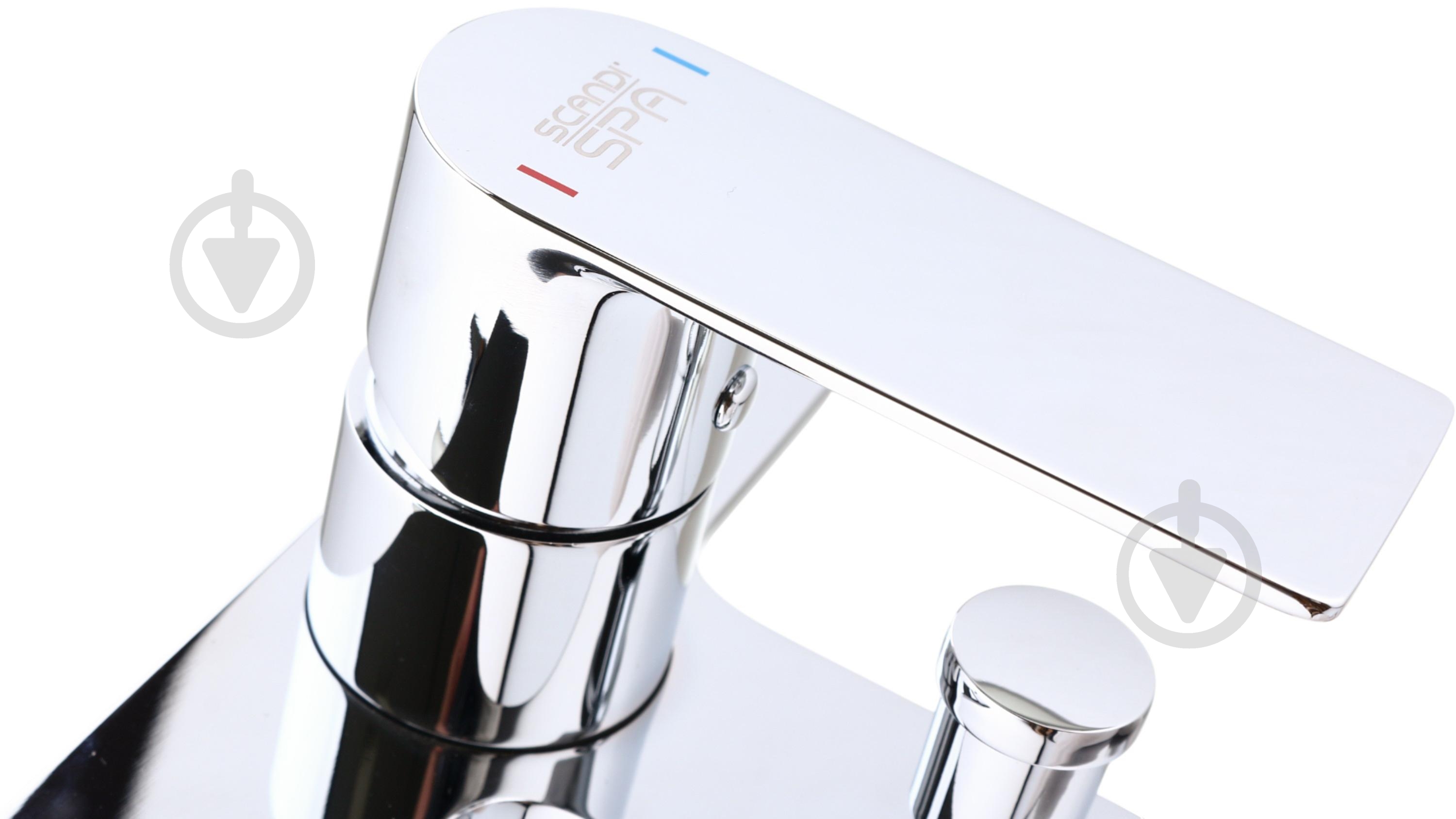 Смеситель для ванны ScandiSPA LOKI хром - фото 4