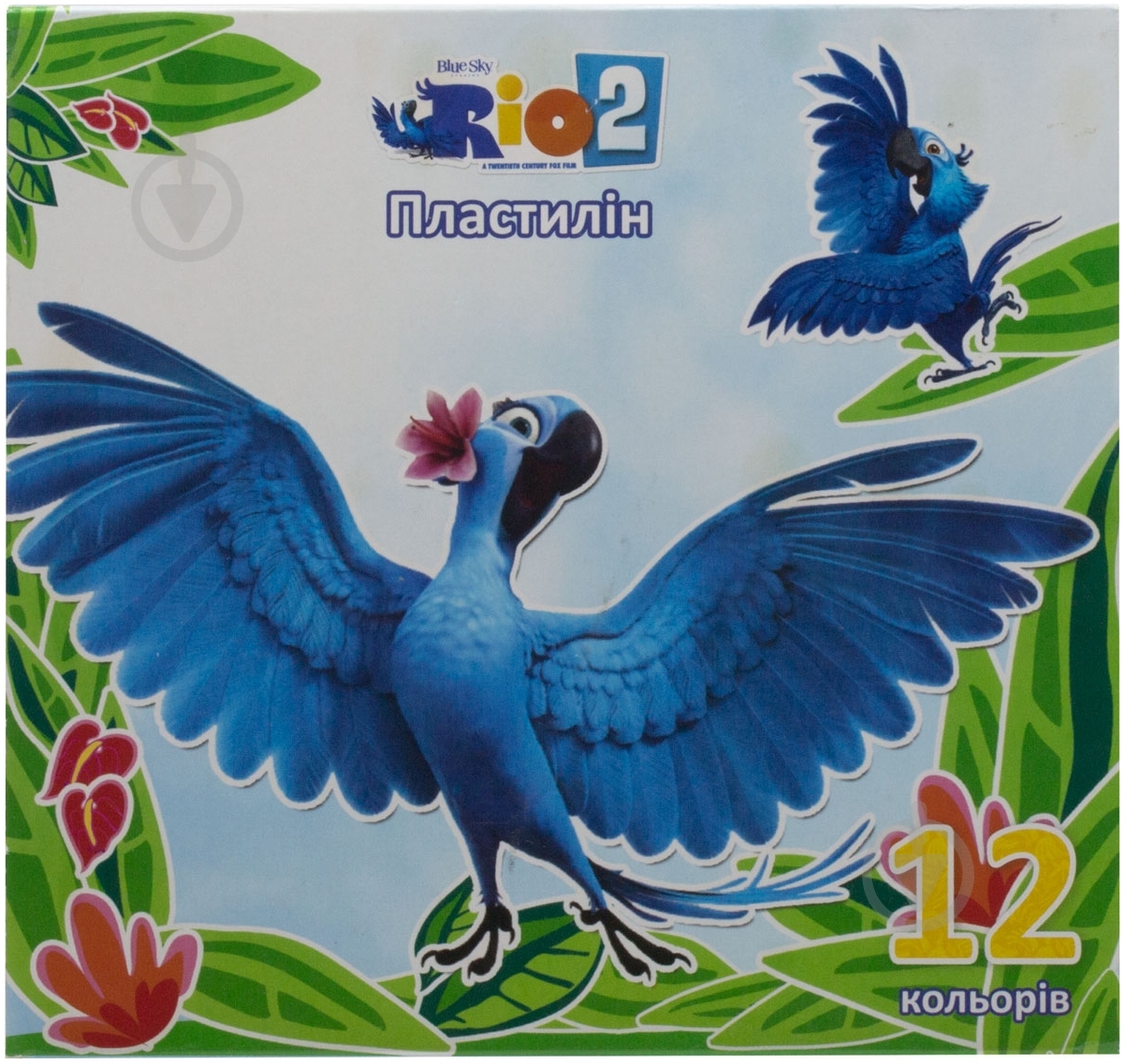 Пластилин Rio 12 шт. Cool For School - фото 1