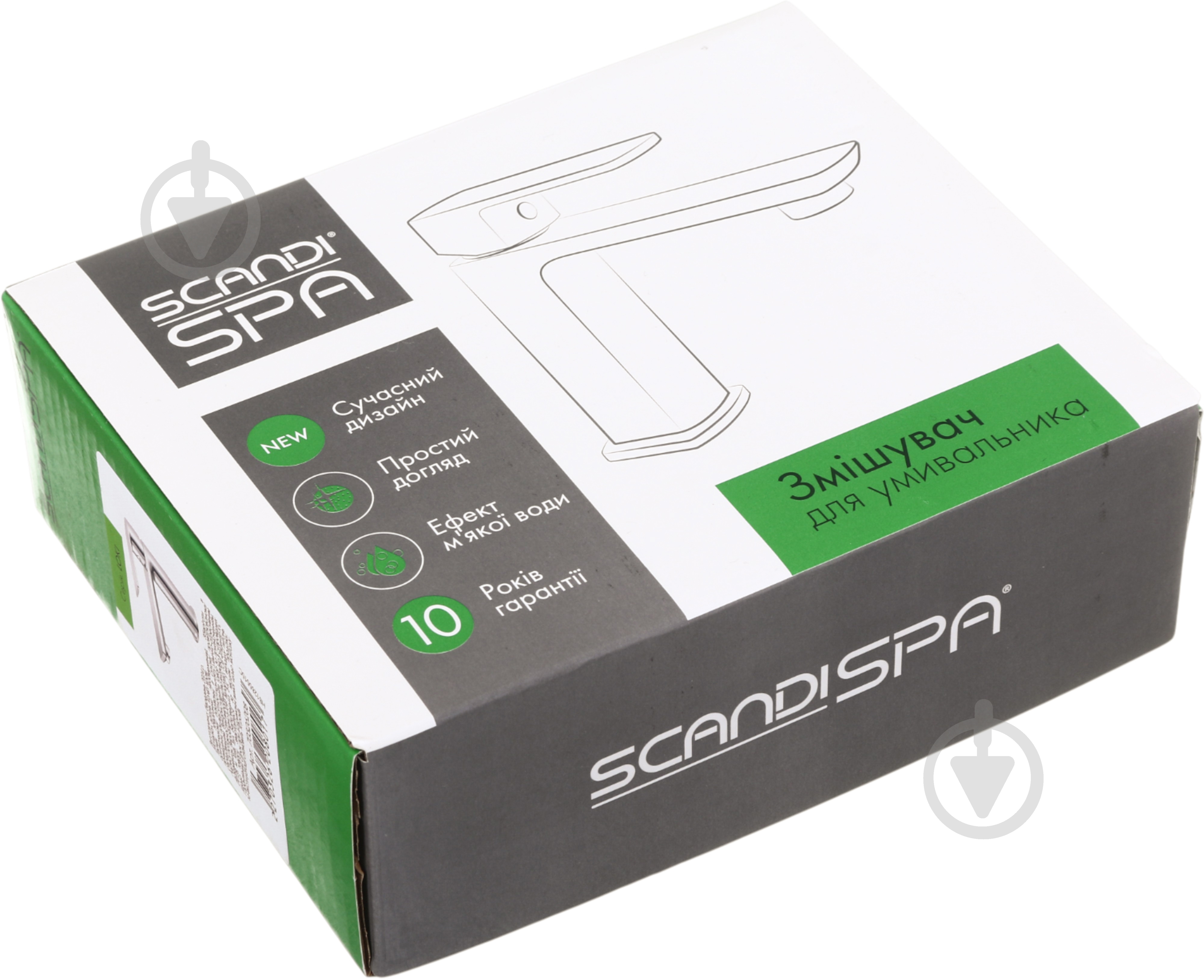 Смеситель для умывальника ScandiSPA LOKI хром - фото 6