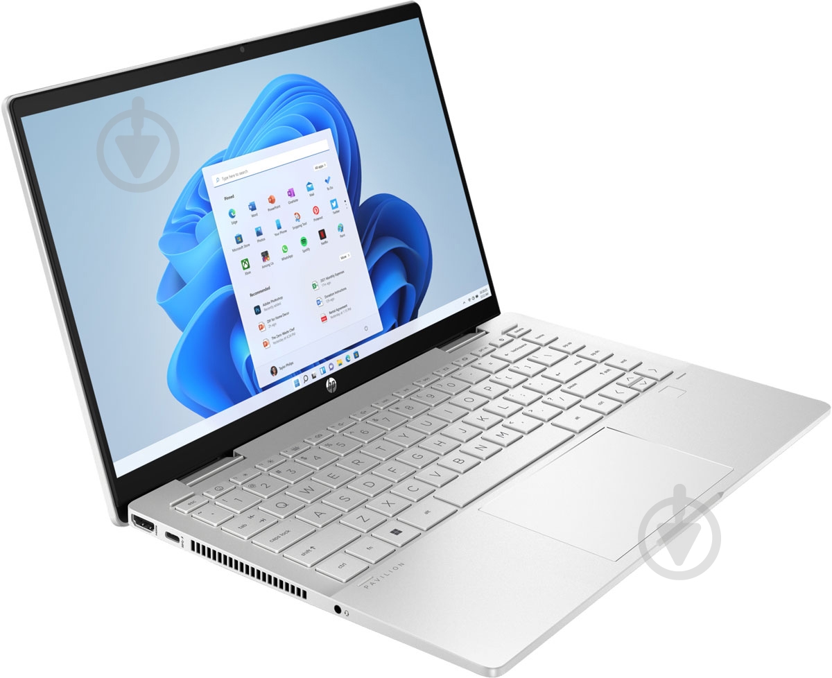 Ноутбук HP Pavilion x360 14" (A0NB2EA) natural silver - фото 2 Ноутбук HP Pavilion x360 14" (A0NB2EA) natural silver - фото 2