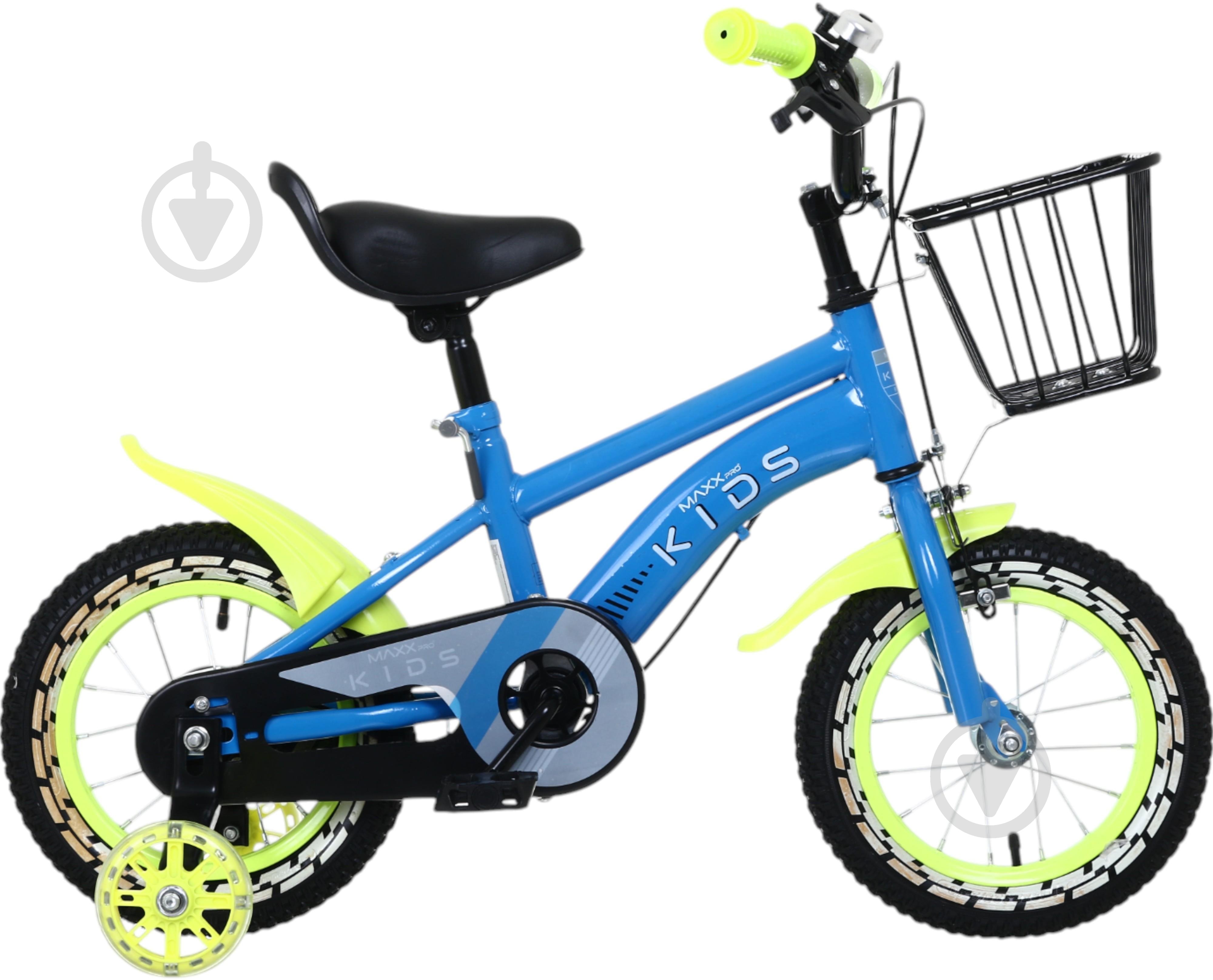 Велосипед дитячий MaxxPro kids 12' KQ-02 блакитний - фото 2