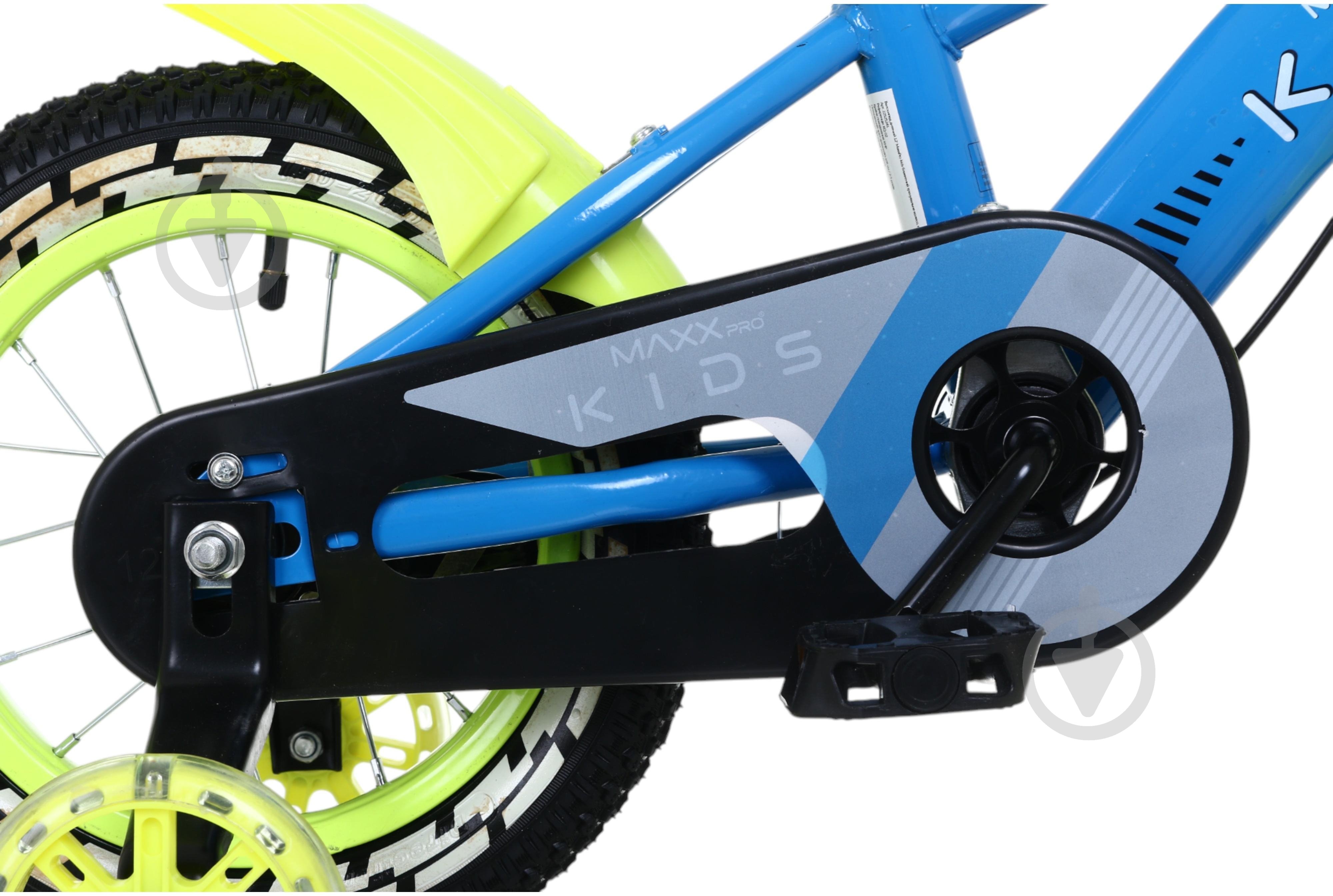 Велосипед дитячий MaxxPro kids 12' KQ-02 блакитний - фото 3